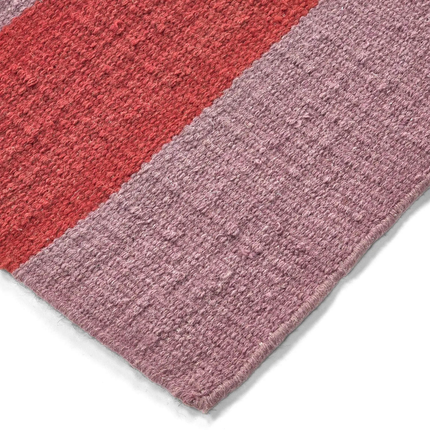 Tapis en laine - Garine (rose/rouge)