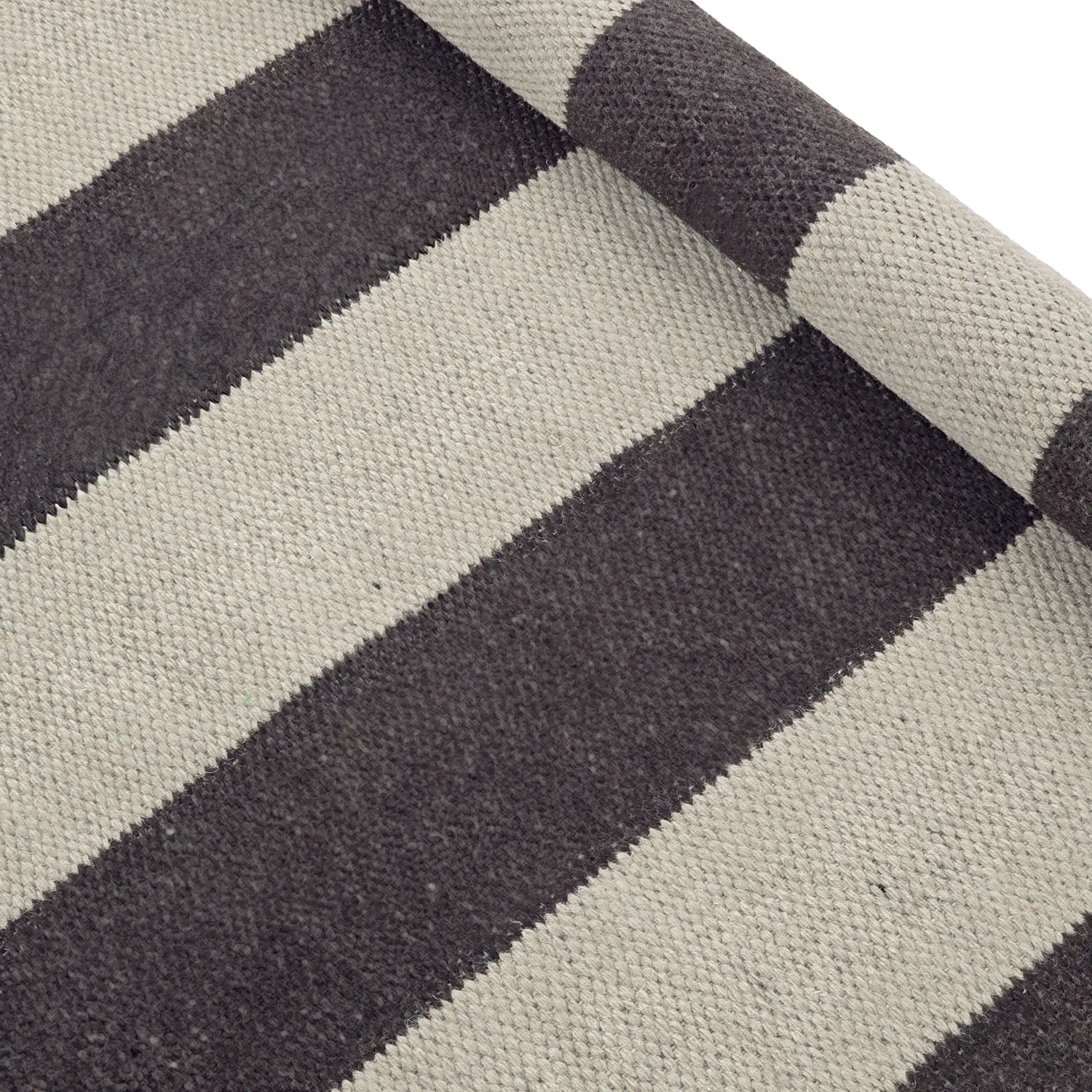 Tapis en laine - Garine (noir/beige)