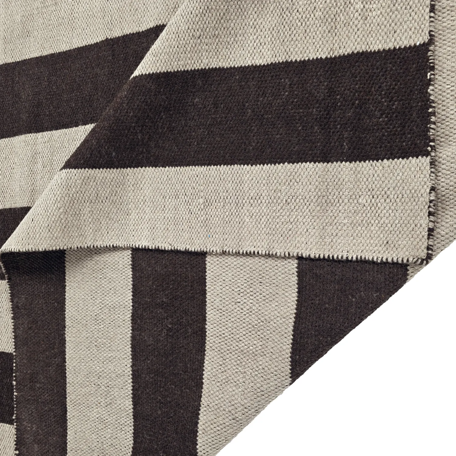 Tapis en laine - Garine (noir/beige)