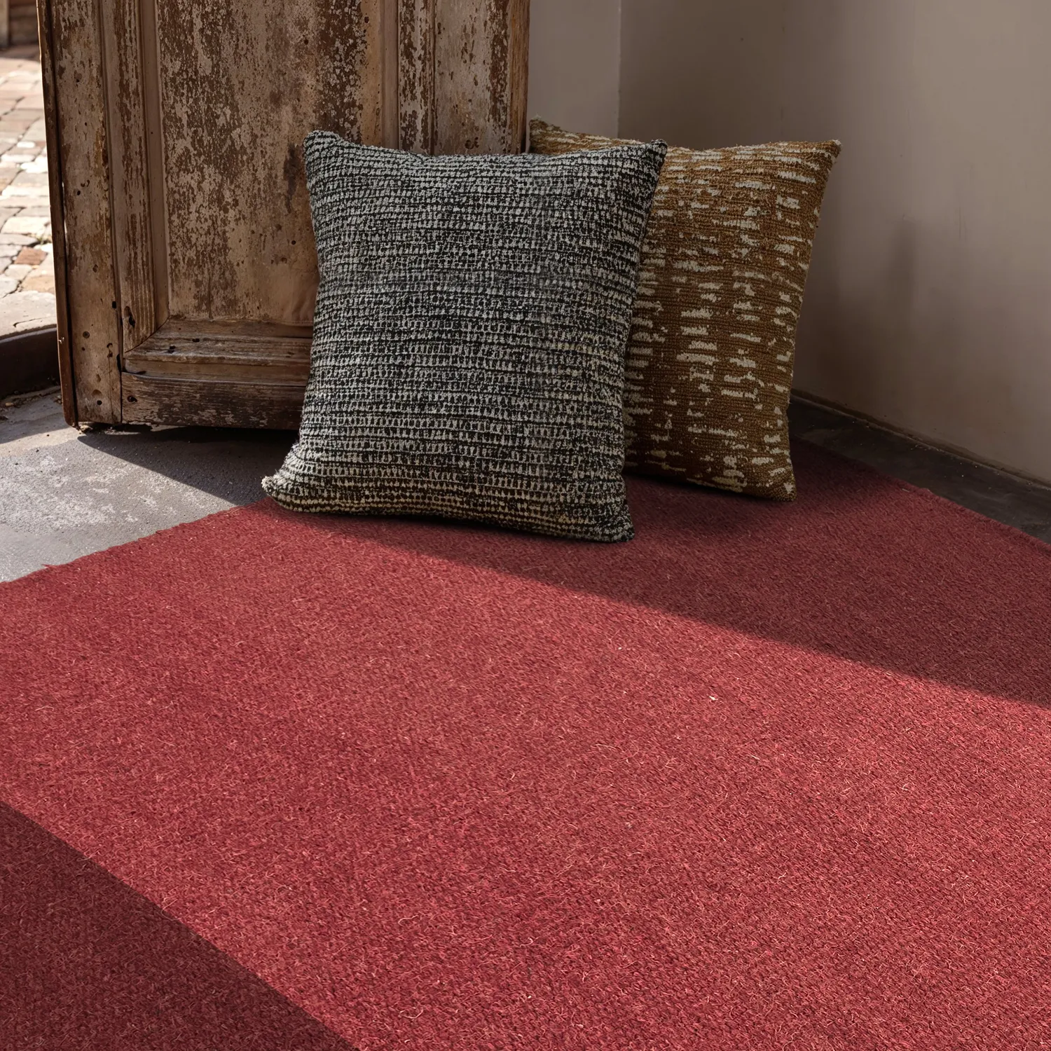 Tapis en laine - Hamilton (rouge foncé)