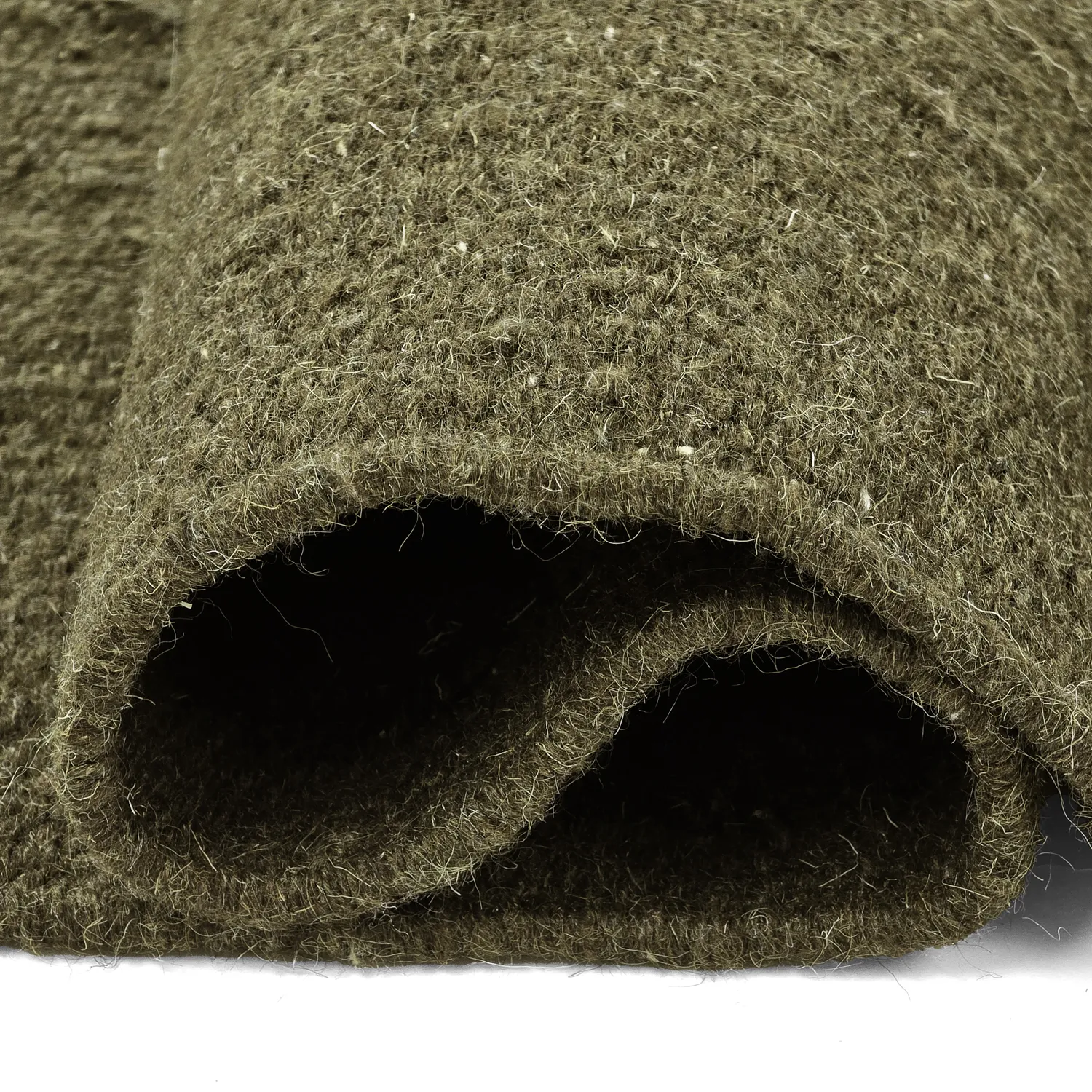 Tapis en laine - Hamilton (vert mousse)