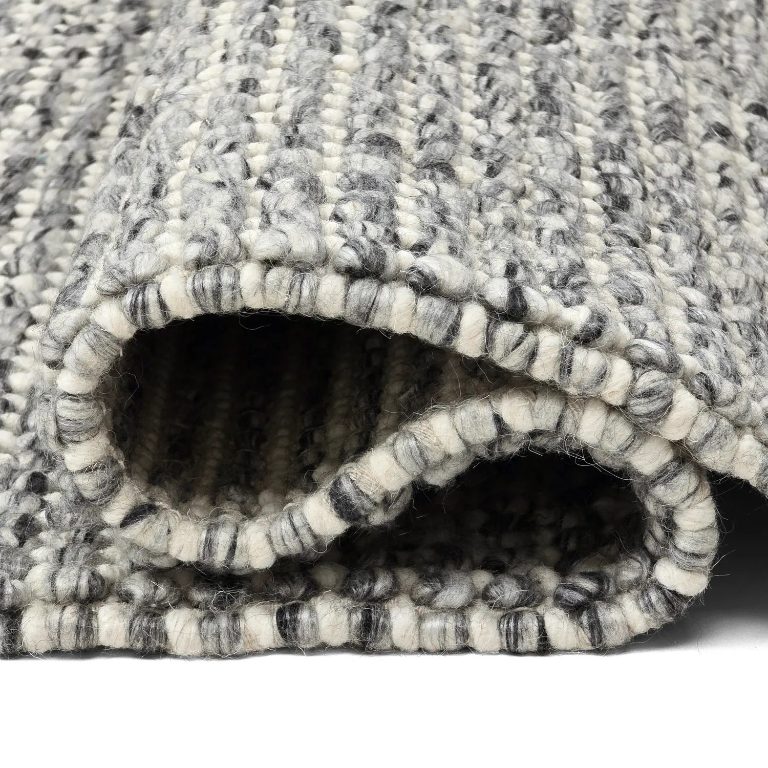 Tapis en laine - Mesra (gris/blanc)