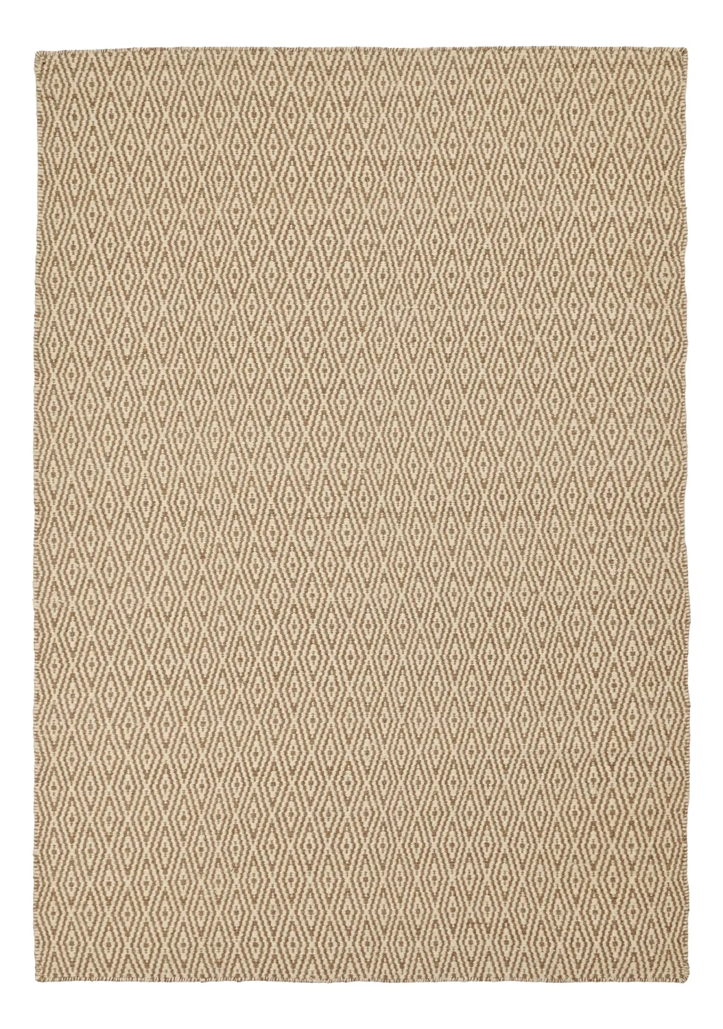 Tapis en laine - Monastir (marron/blanc)