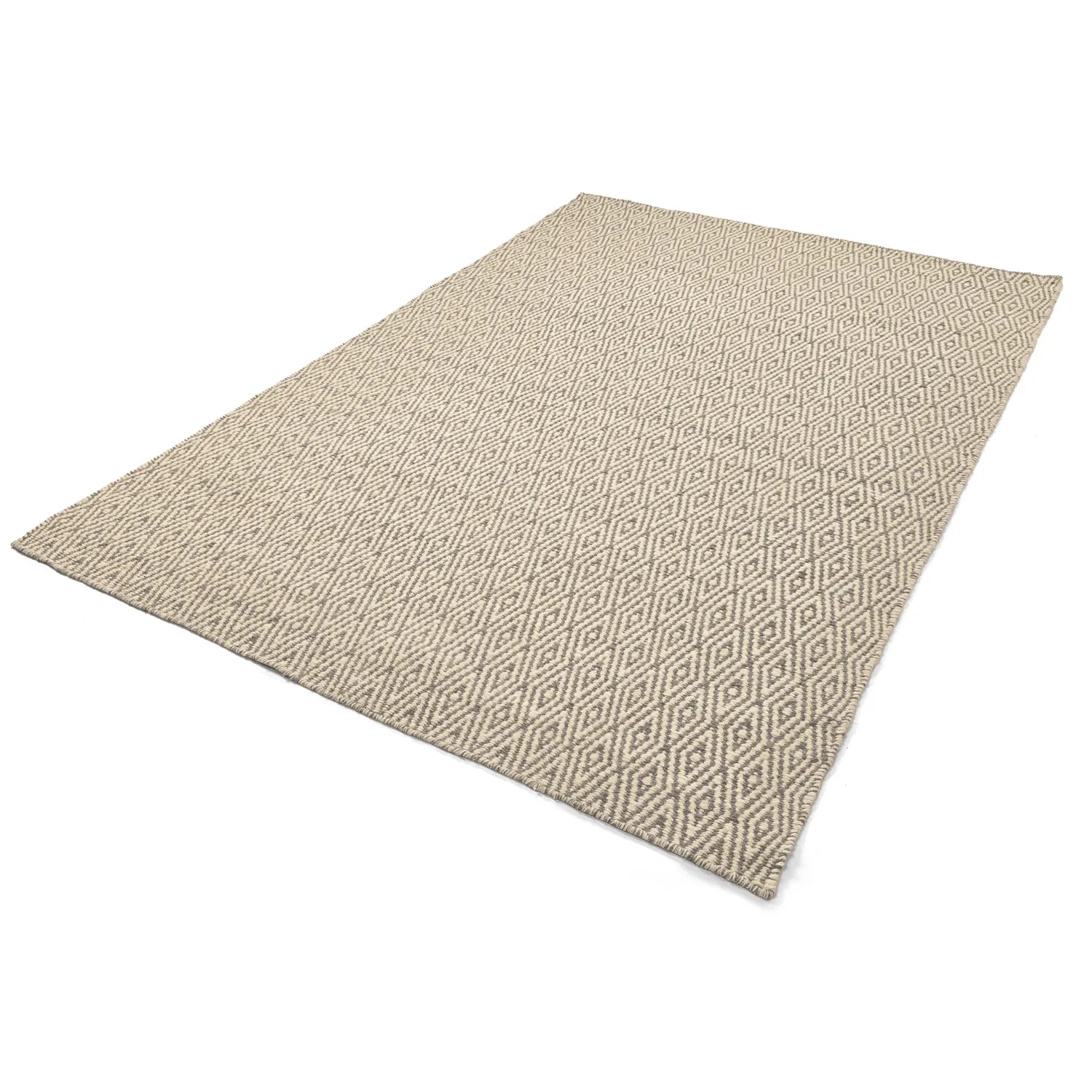 Tapis en laine - Monastir (gris/blanc)
