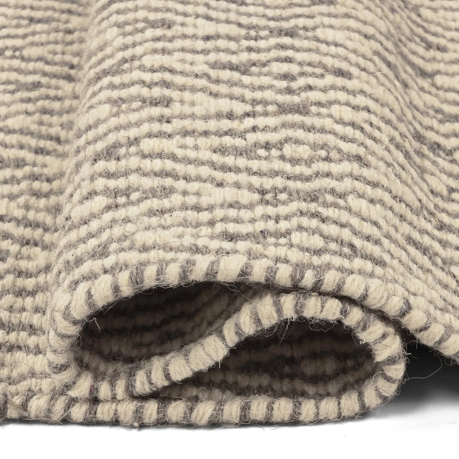 Tapis en laine - Monastir (gris/blanc)