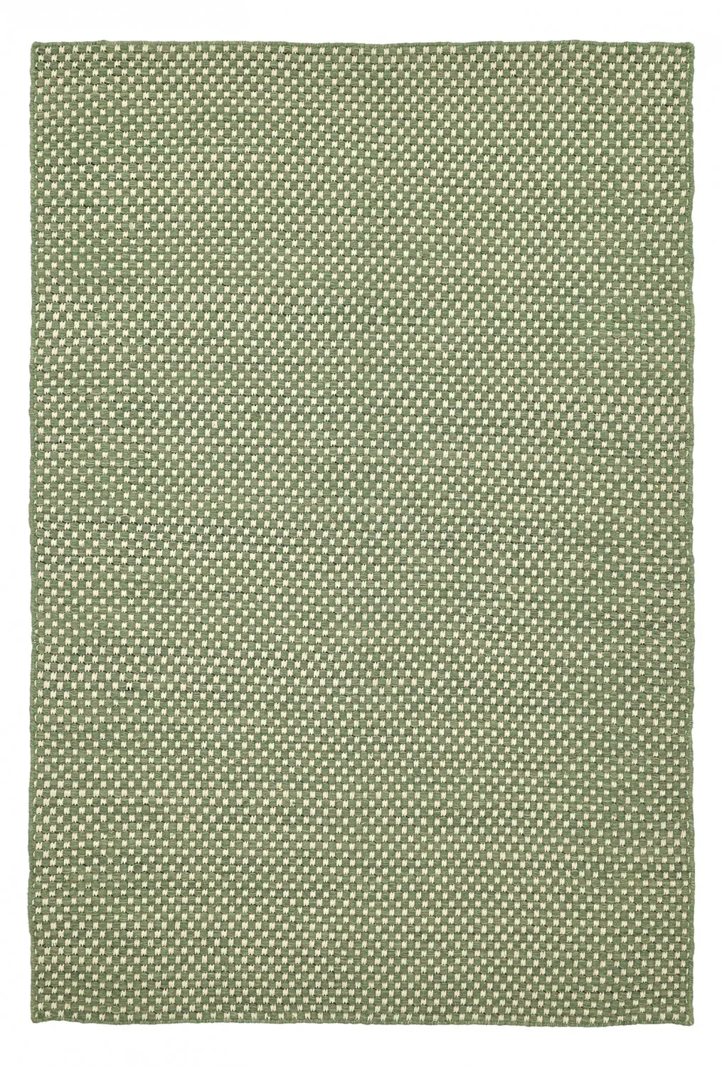 Tapis en laine - Ovelia (vert/blanc)