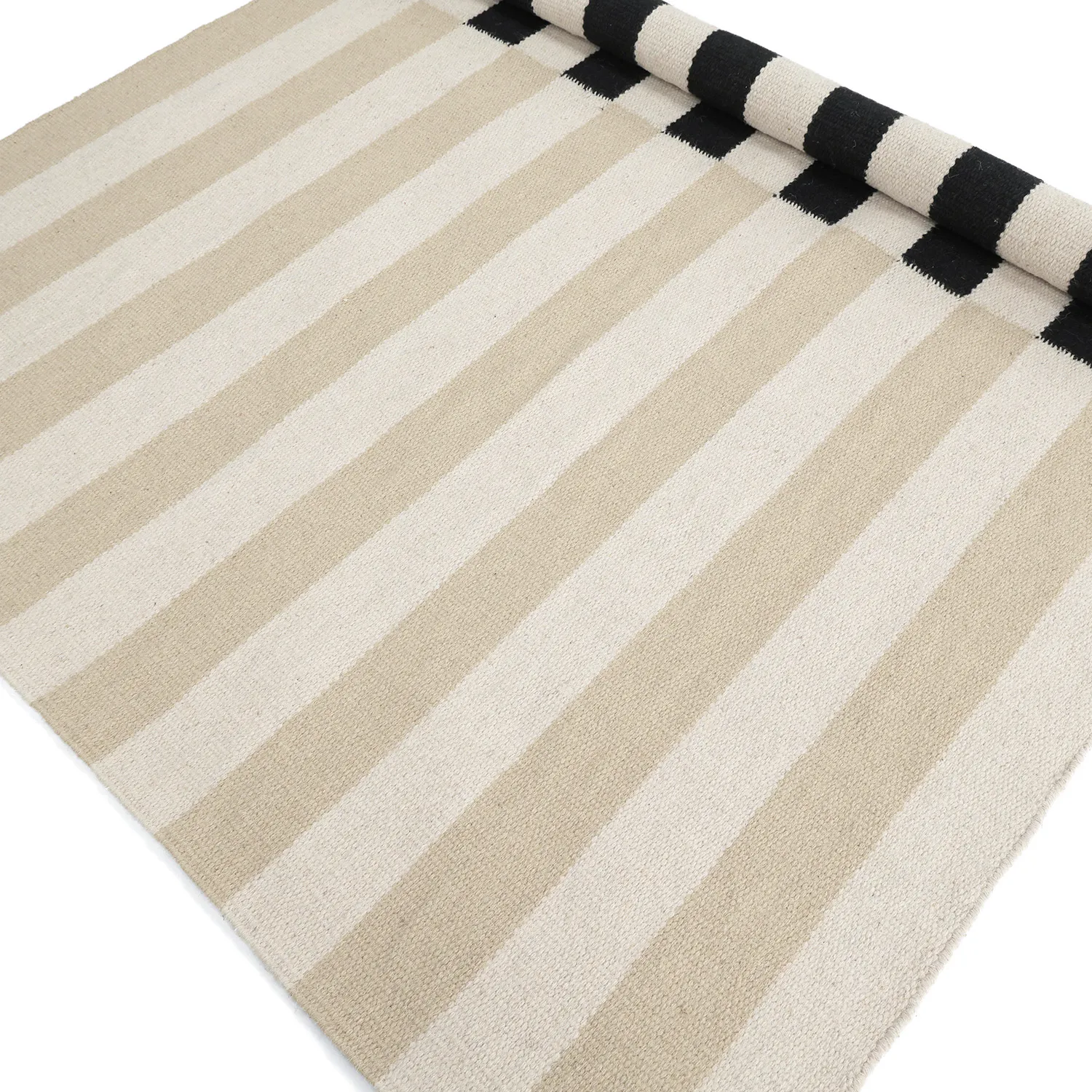 Tapis de laine - Peniche (crème/beige)
