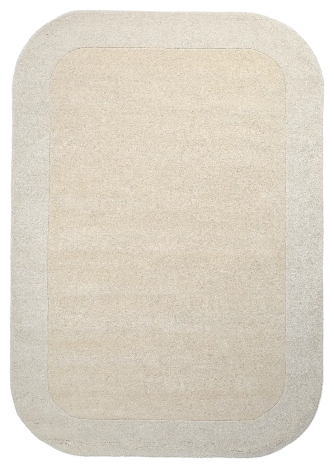 Tapis de laine - Puri Hand Tufted Wool Premium (crème/blanc)