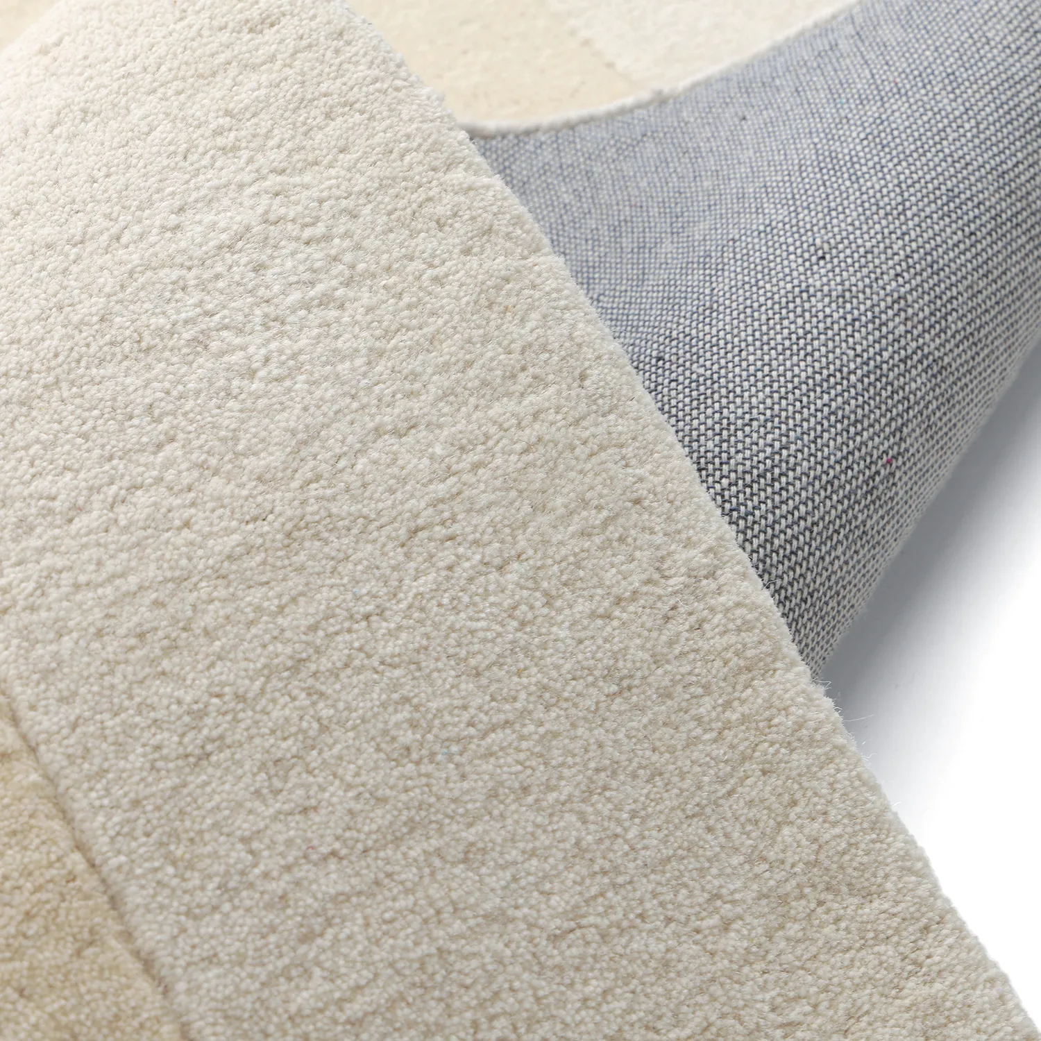 Tapis de laine - Puri Hand Tufted Wool Premium (crème/blanc)