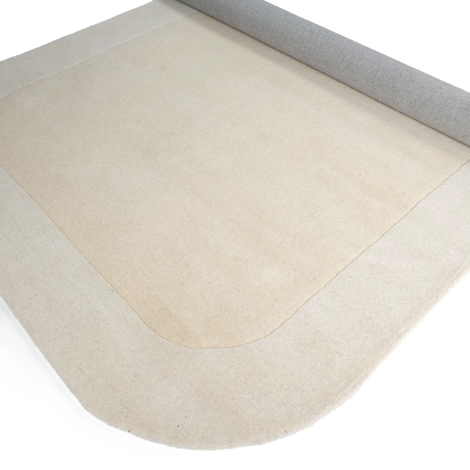 Tapis de laine - Puri Hand Tufted Wool Premium (crème/blanc)