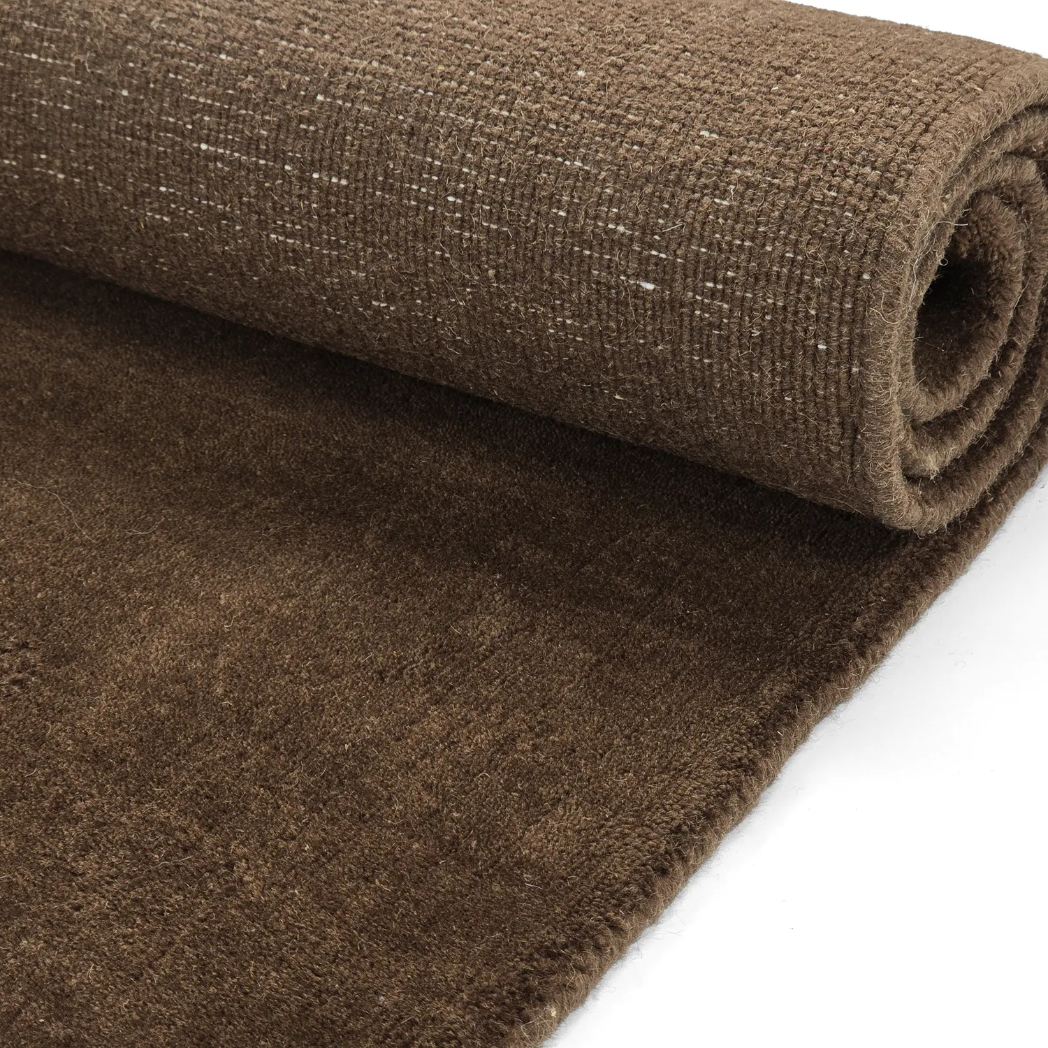 Tapis en laine - Rozel Handloom Wool Premium (marron)