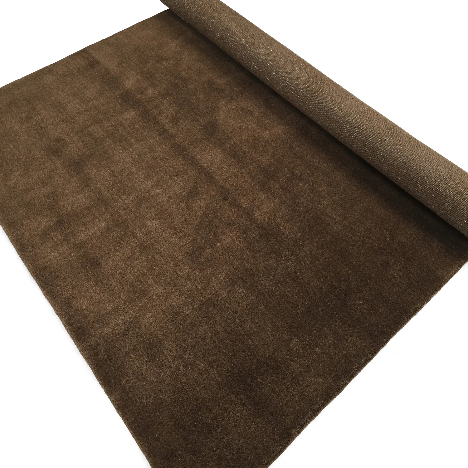 Tapis en laine - Rozel Handloom Wool Premium (marron)