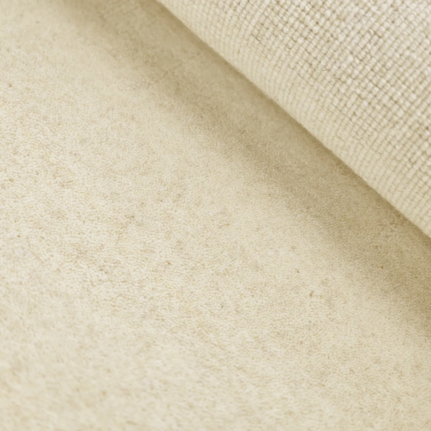 Tapis en laine - Rozel Handloom Wool Premium (crème)