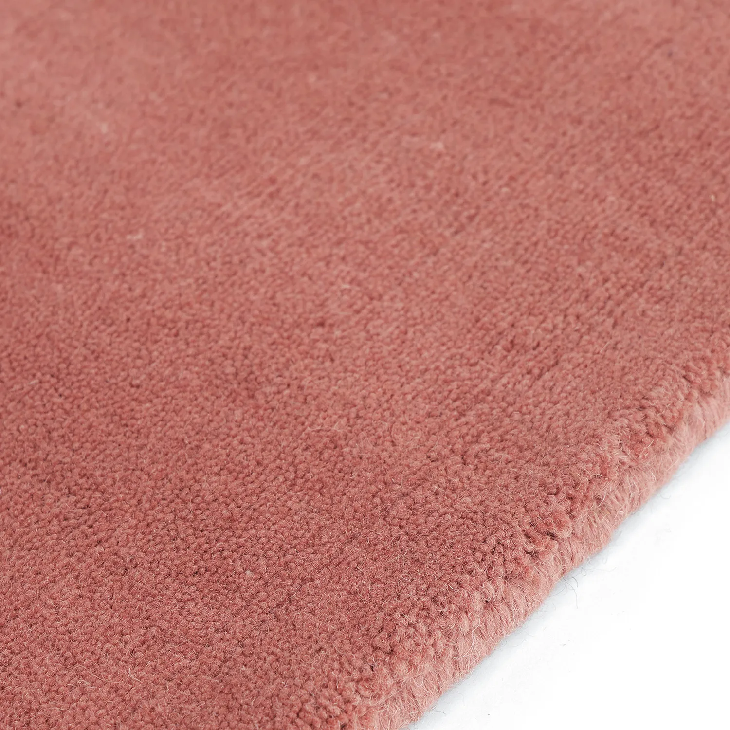 Tapis de laine - Rozel Handloom Wool Premium (rouge poussiéreux)