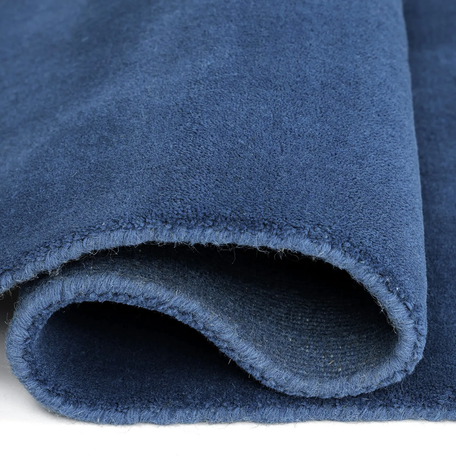 Tapis de laine - Rozel Handloom Wool Premium (bleu marine)