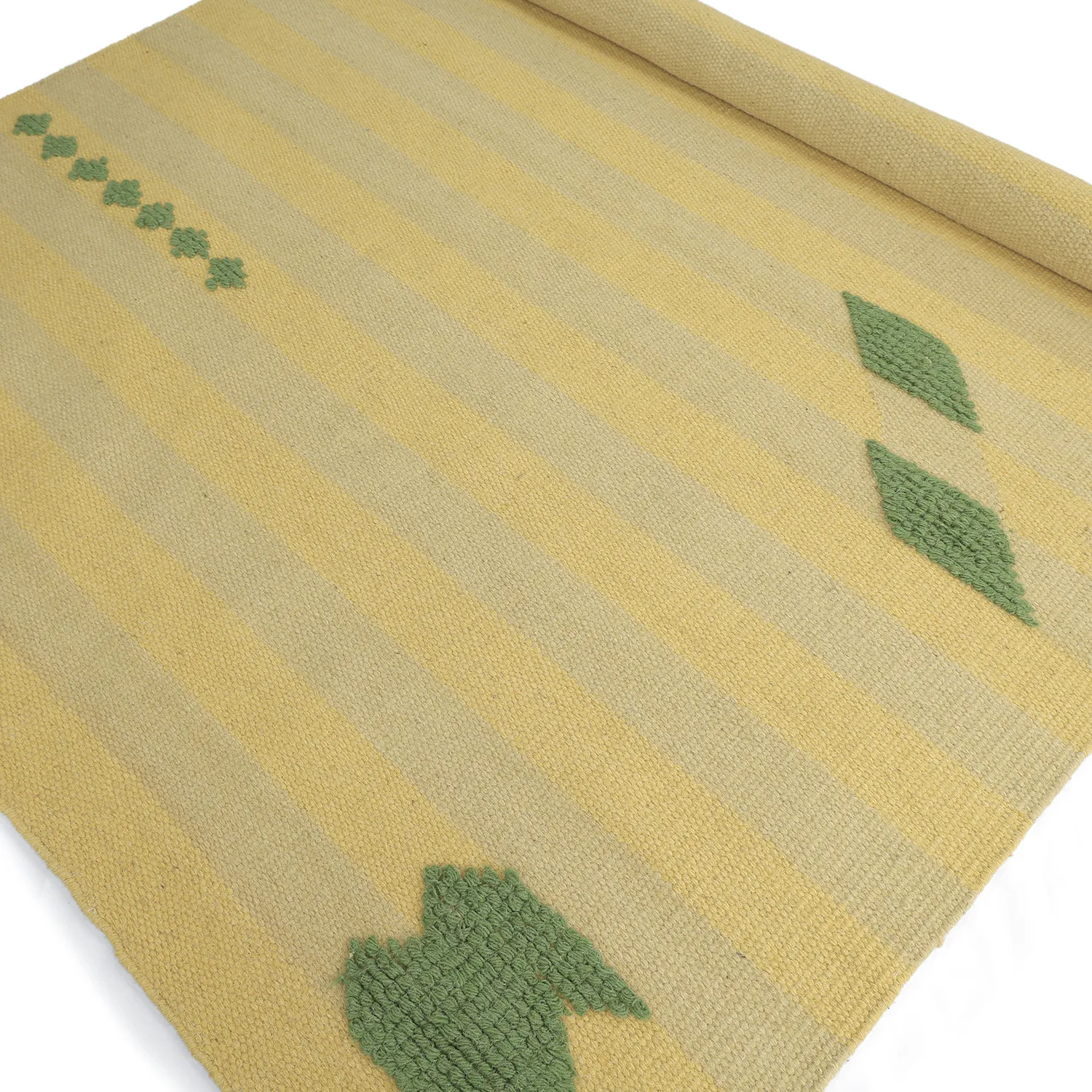 Tapis de laine - Serpa (jaune clair)