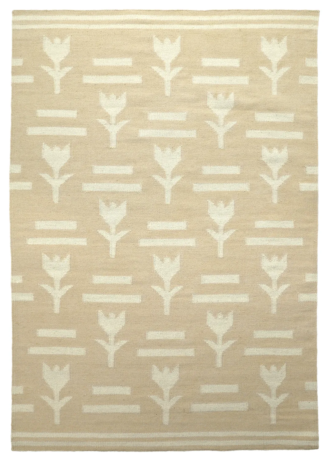 Tapis de laine - Tomar (beige/crème)