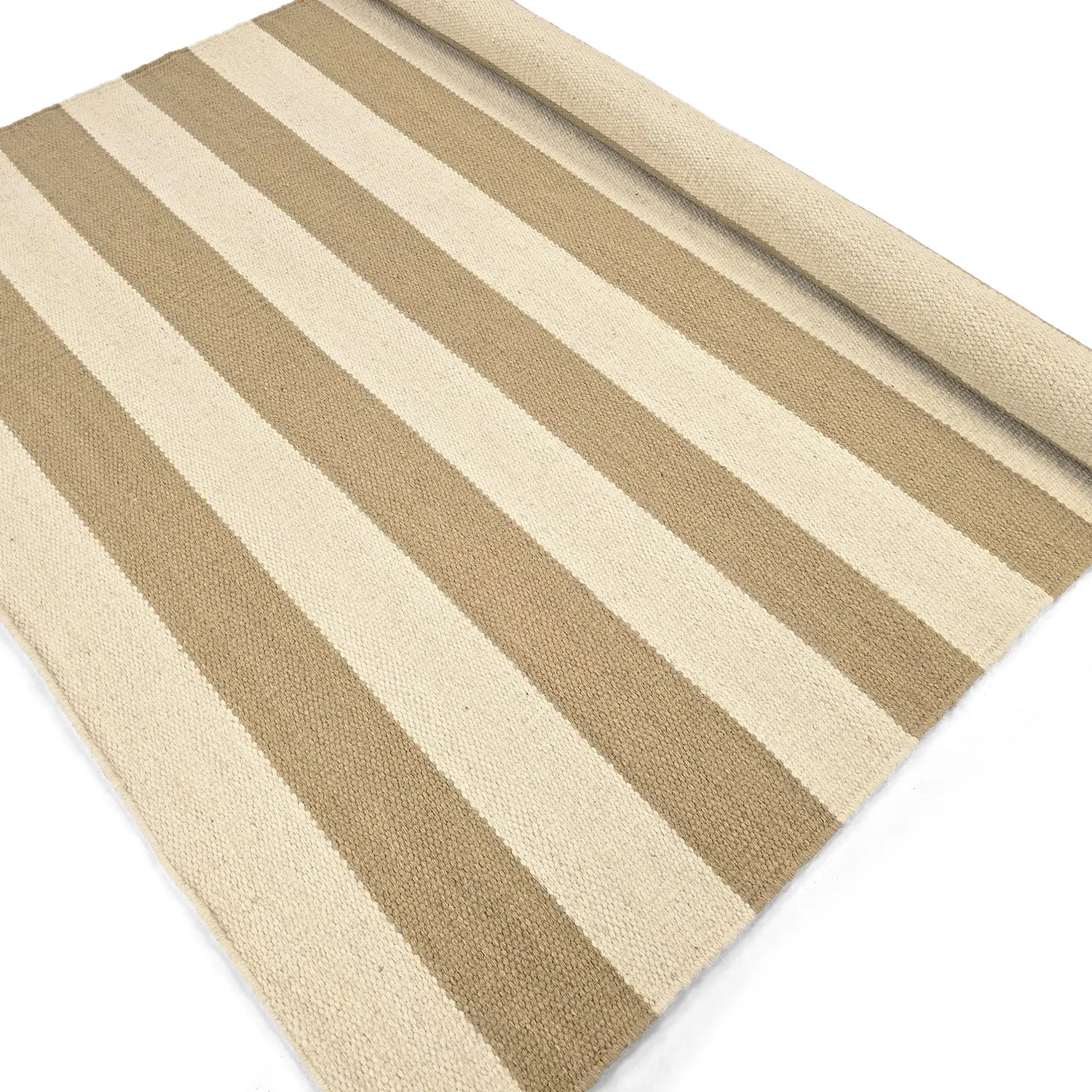 Tapis de laine - Torquay (blanc/beige)