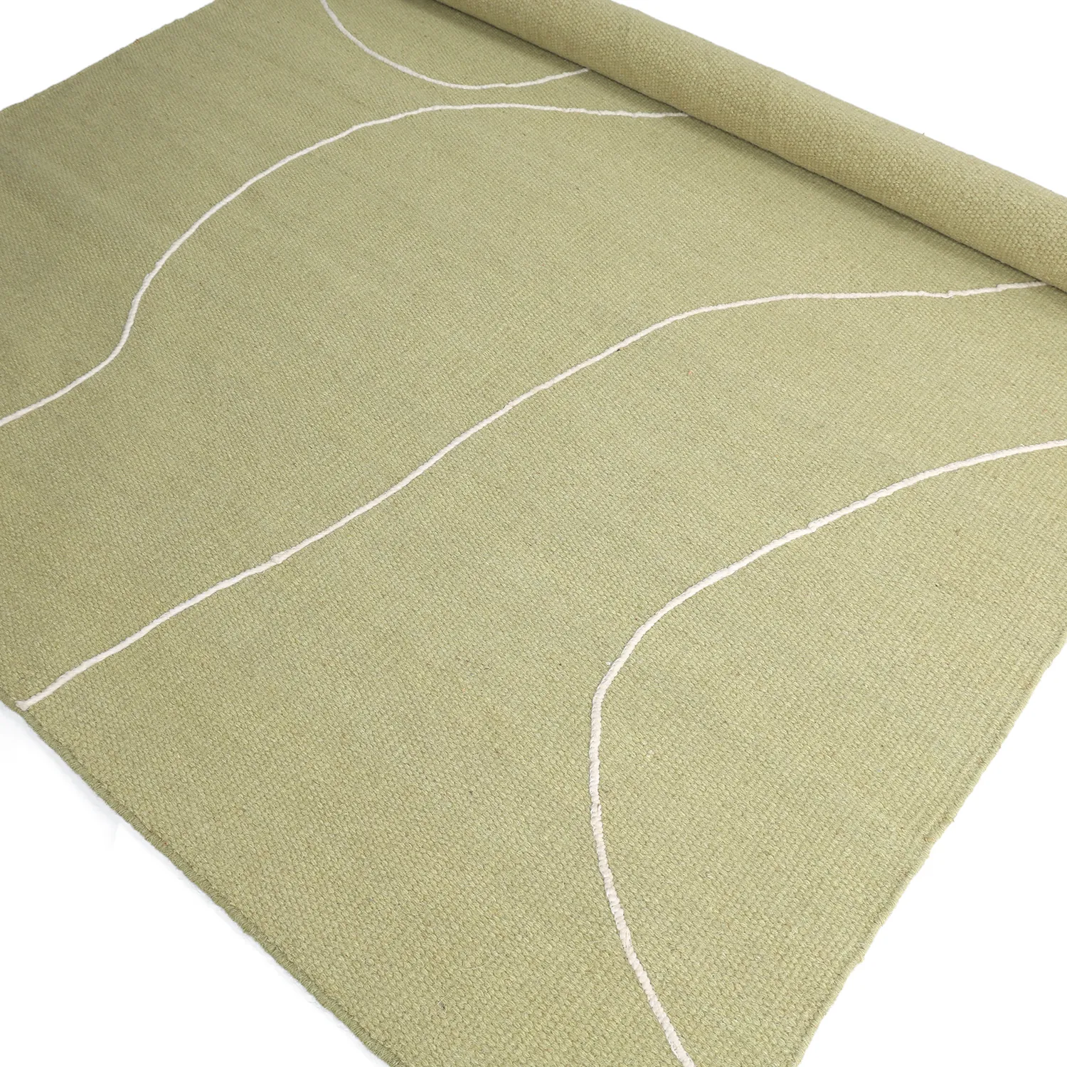 Tapis de laine - Viseu (vert)