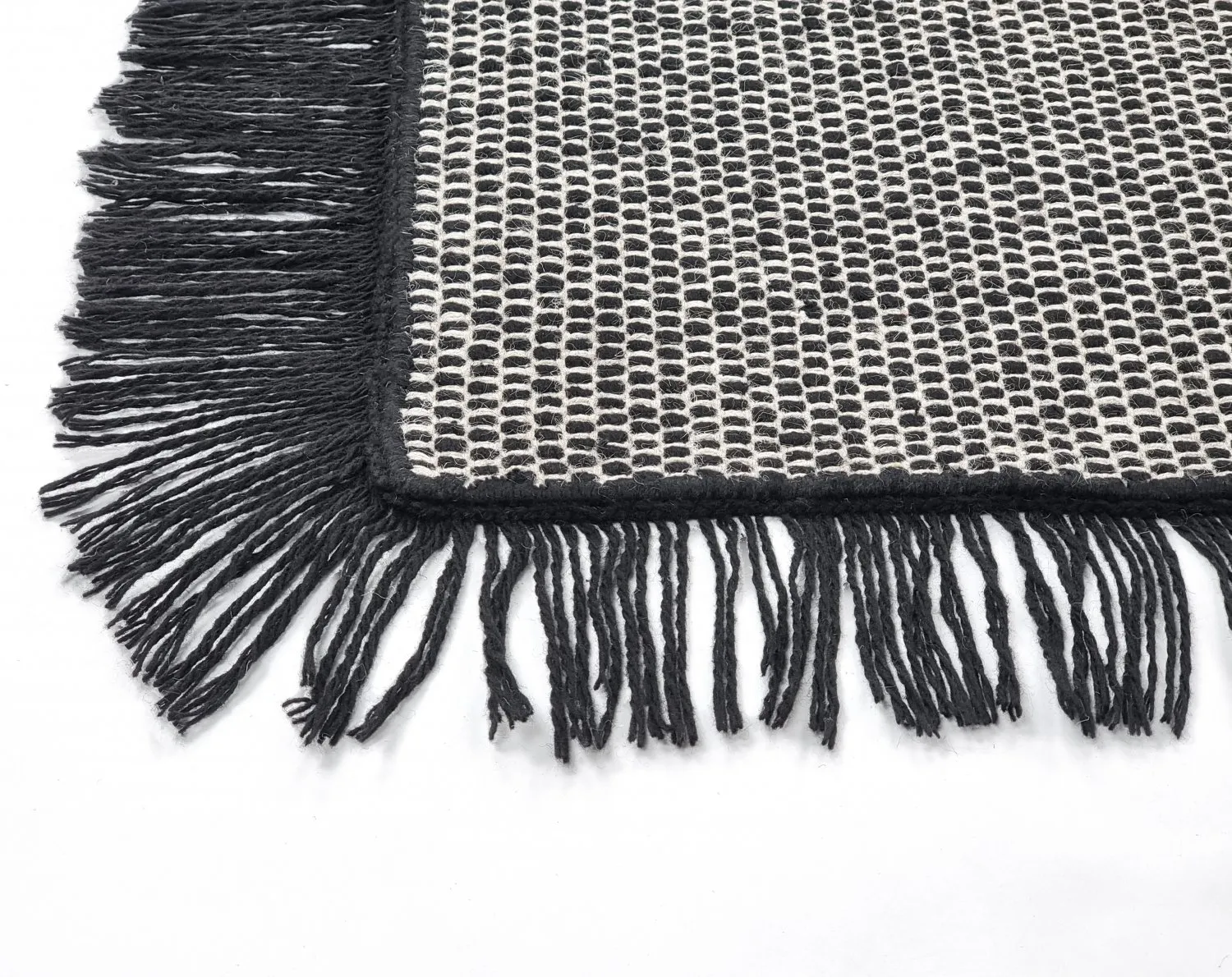 Tapis en laine - Pike (noir)