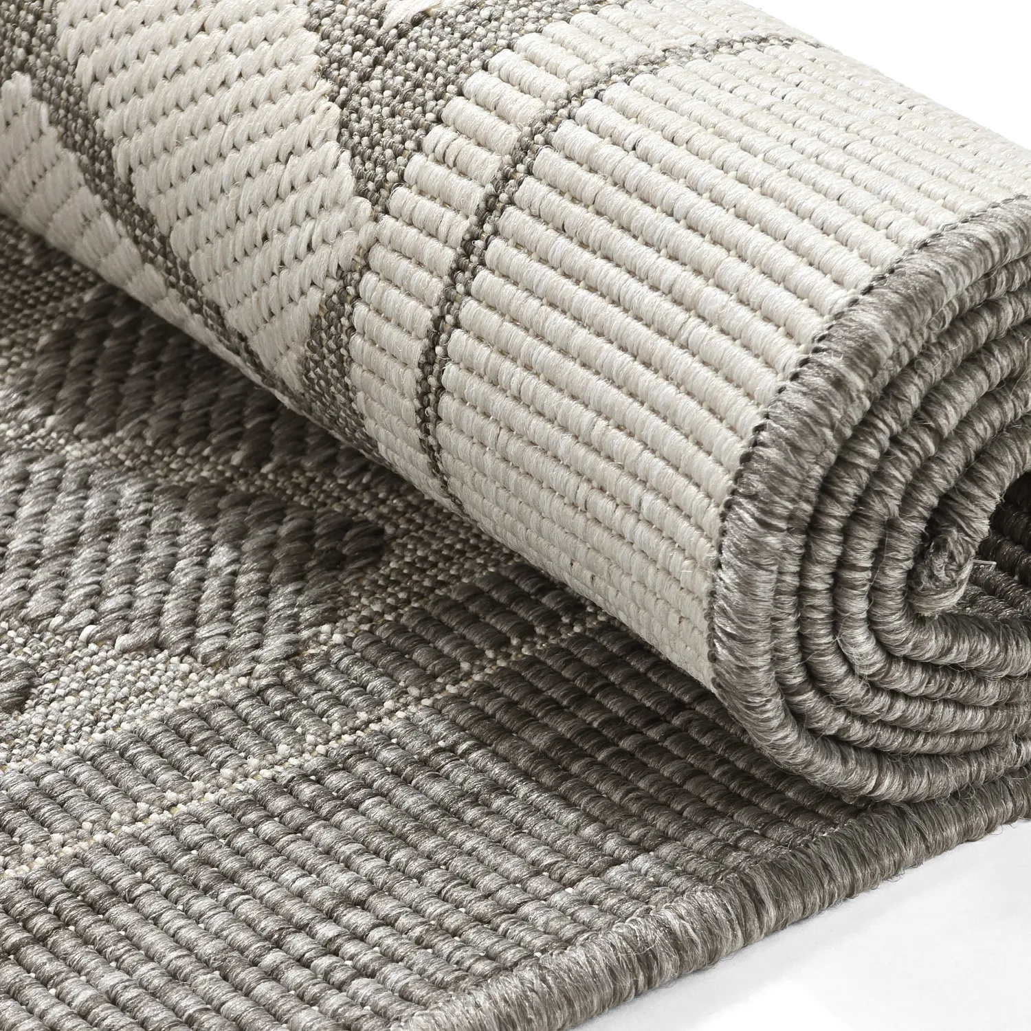 Tapis d’intérieur et d’extérieur - Aria (gris)