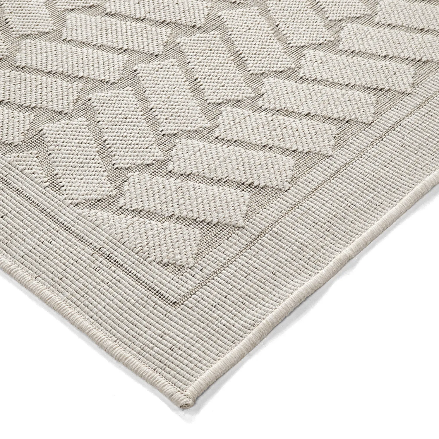 Tapis d’intérieur et d’extérieur - Aria (blanc cassé)