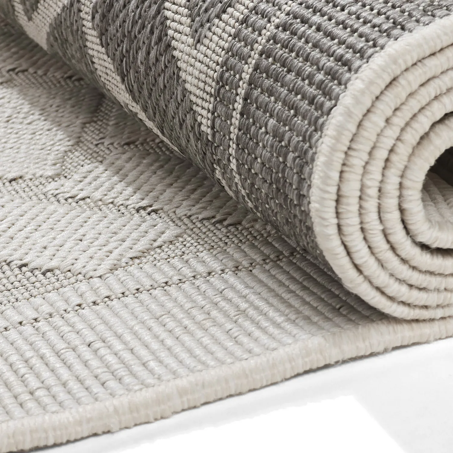 Tapis d’intérieur et d’extérieur - Aria (blanc cassé)