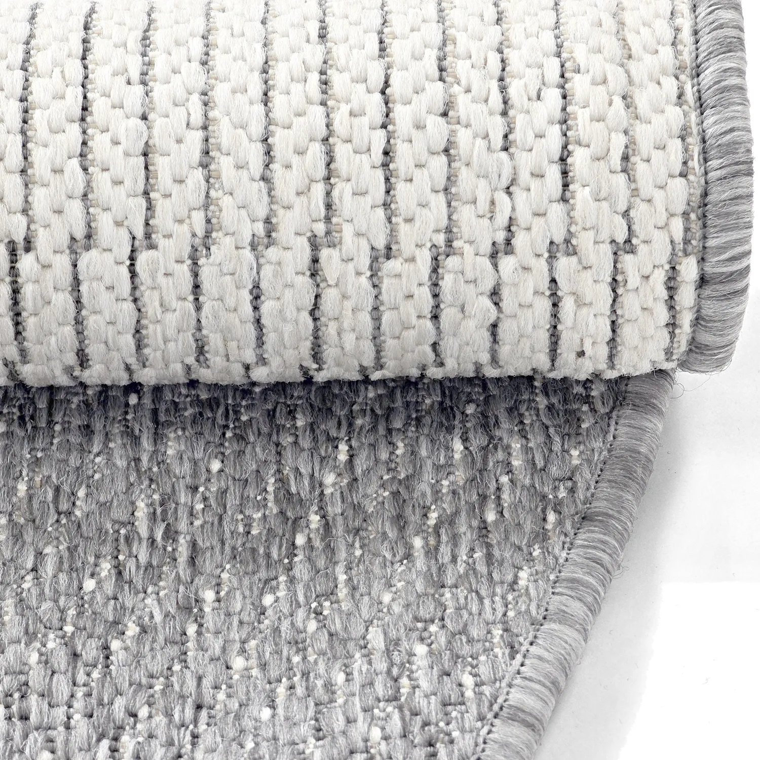 Tapis rond - Intérieur/Extérieur Arlo (gris)