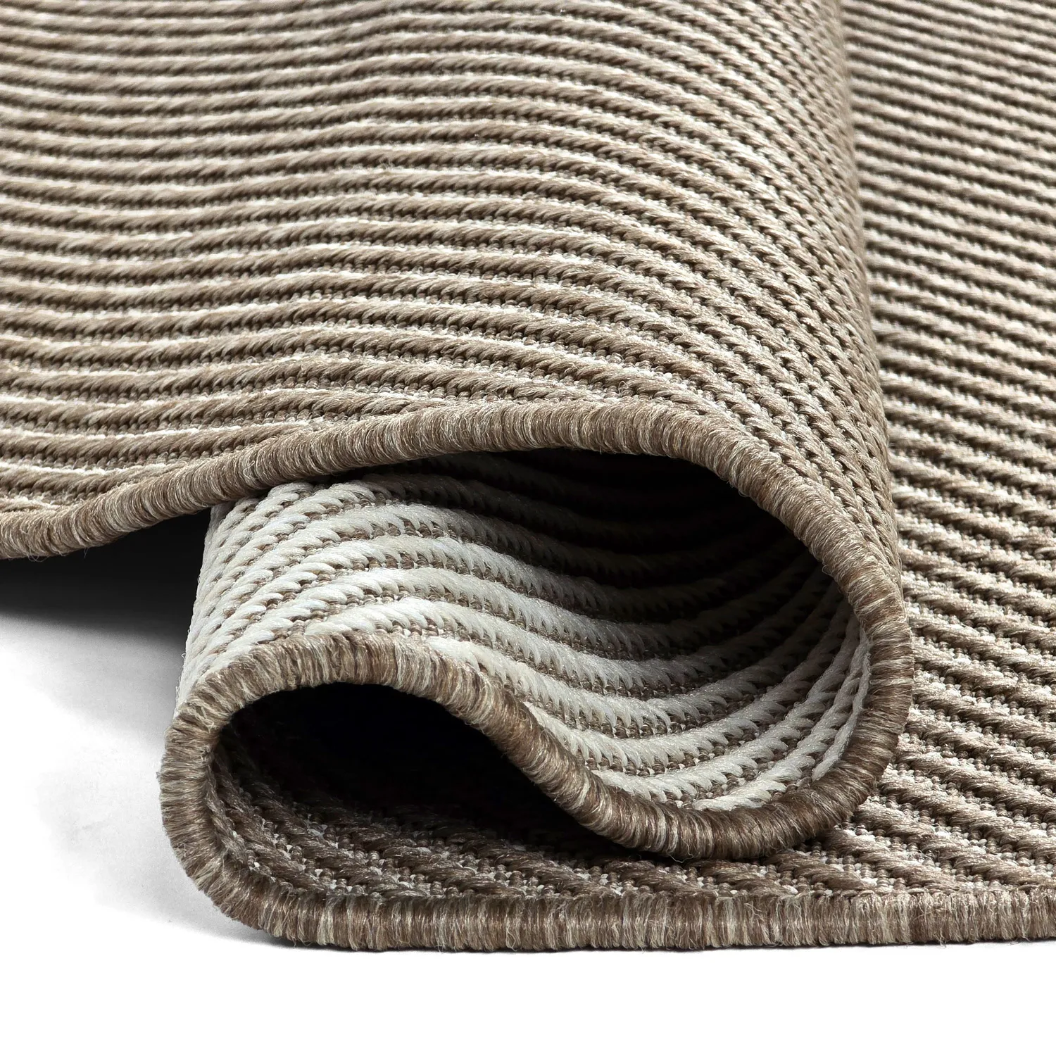 Tapis rond - Intérieur/Extérieur Bennett (beige)
