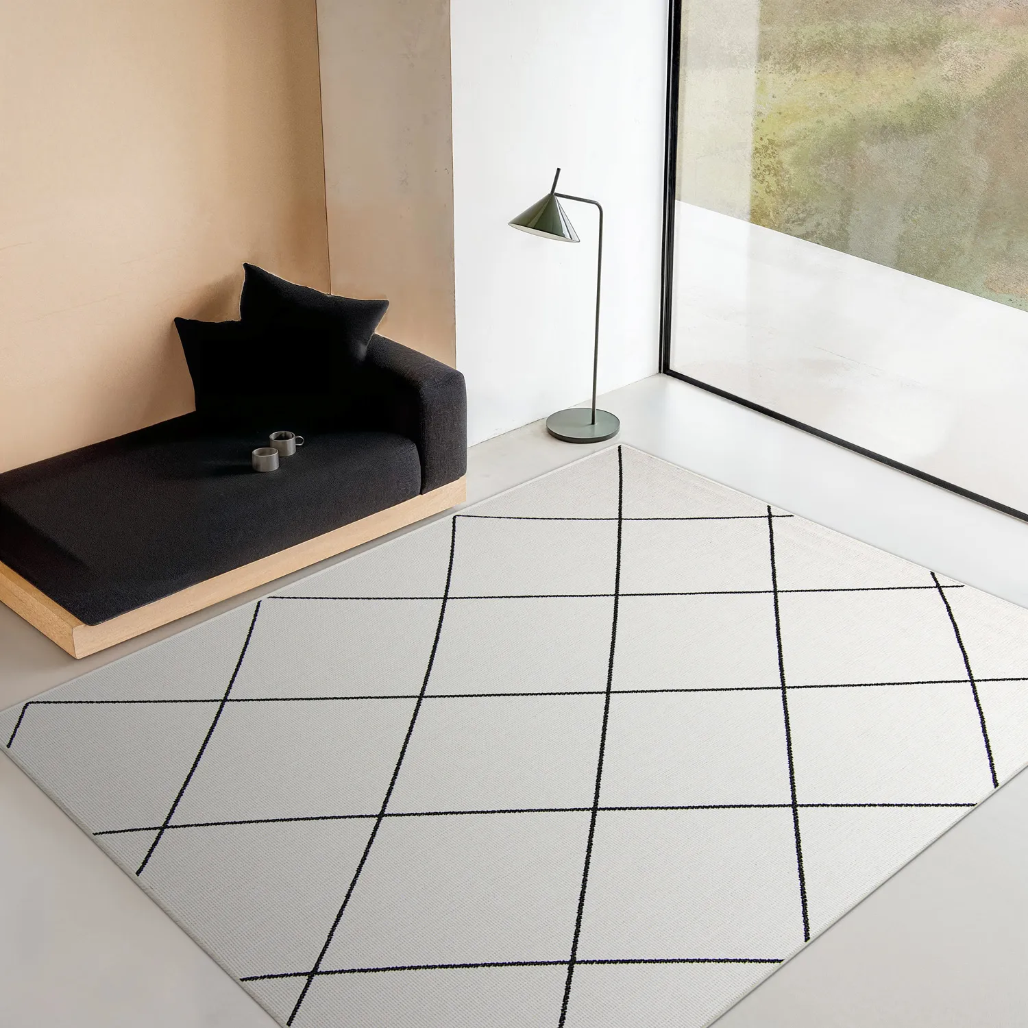 Tapis d’intérieur et d’extérieur - Bodhi (noir)