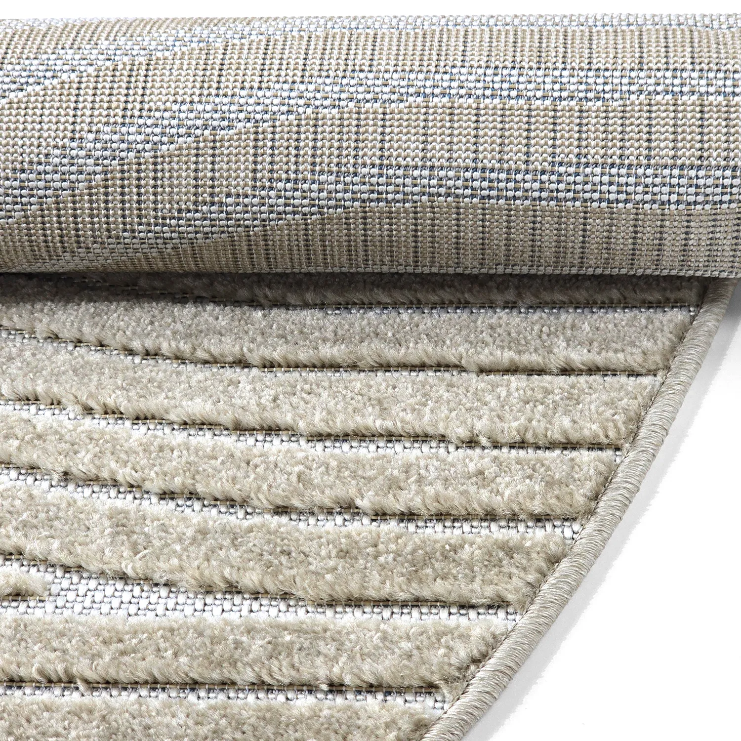 Tapis rond - intérieur/extérieur Devon (beige)