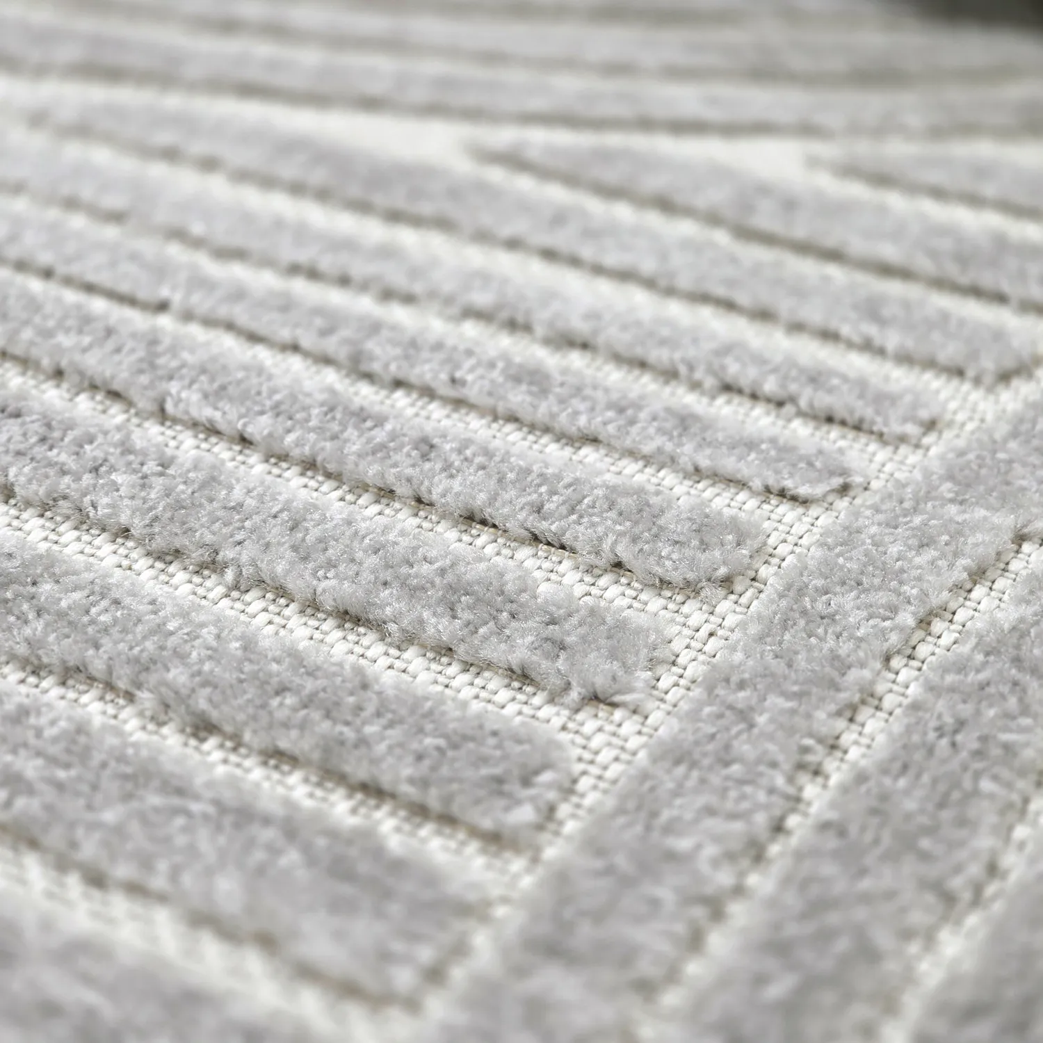 Tapis rond - intérieur/extérieur Devon (gris)