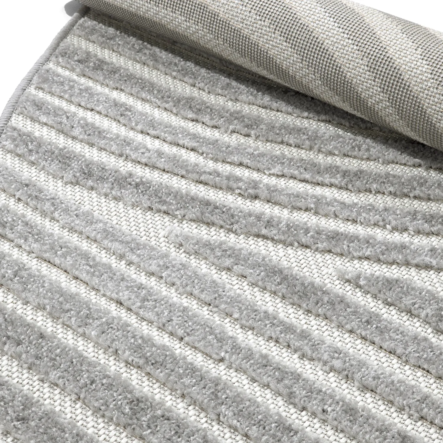 Tapis rond - intérieur/extérieur Devon (gris)