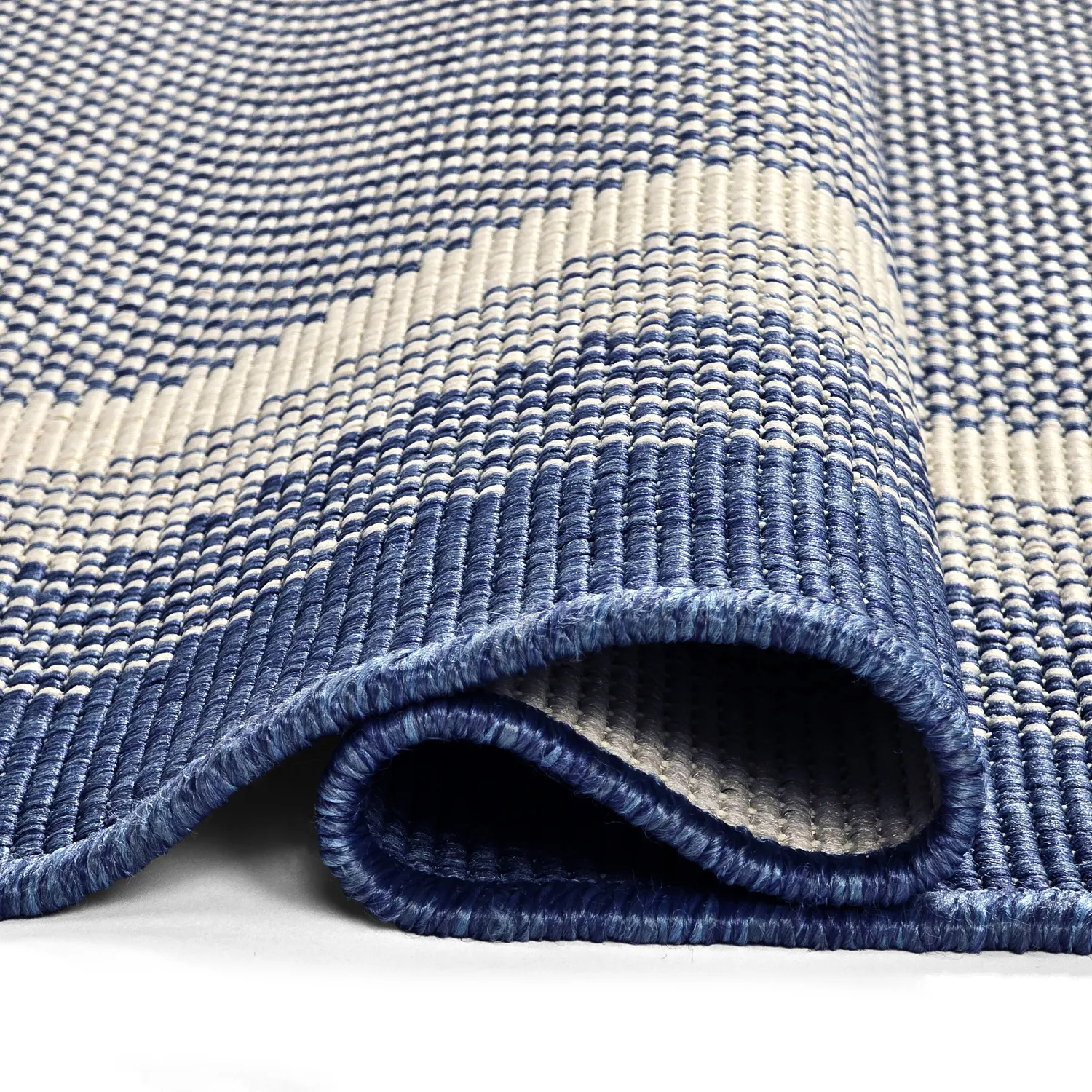 Tapis d’intérieur et d’extérieur - Mason (bleu)