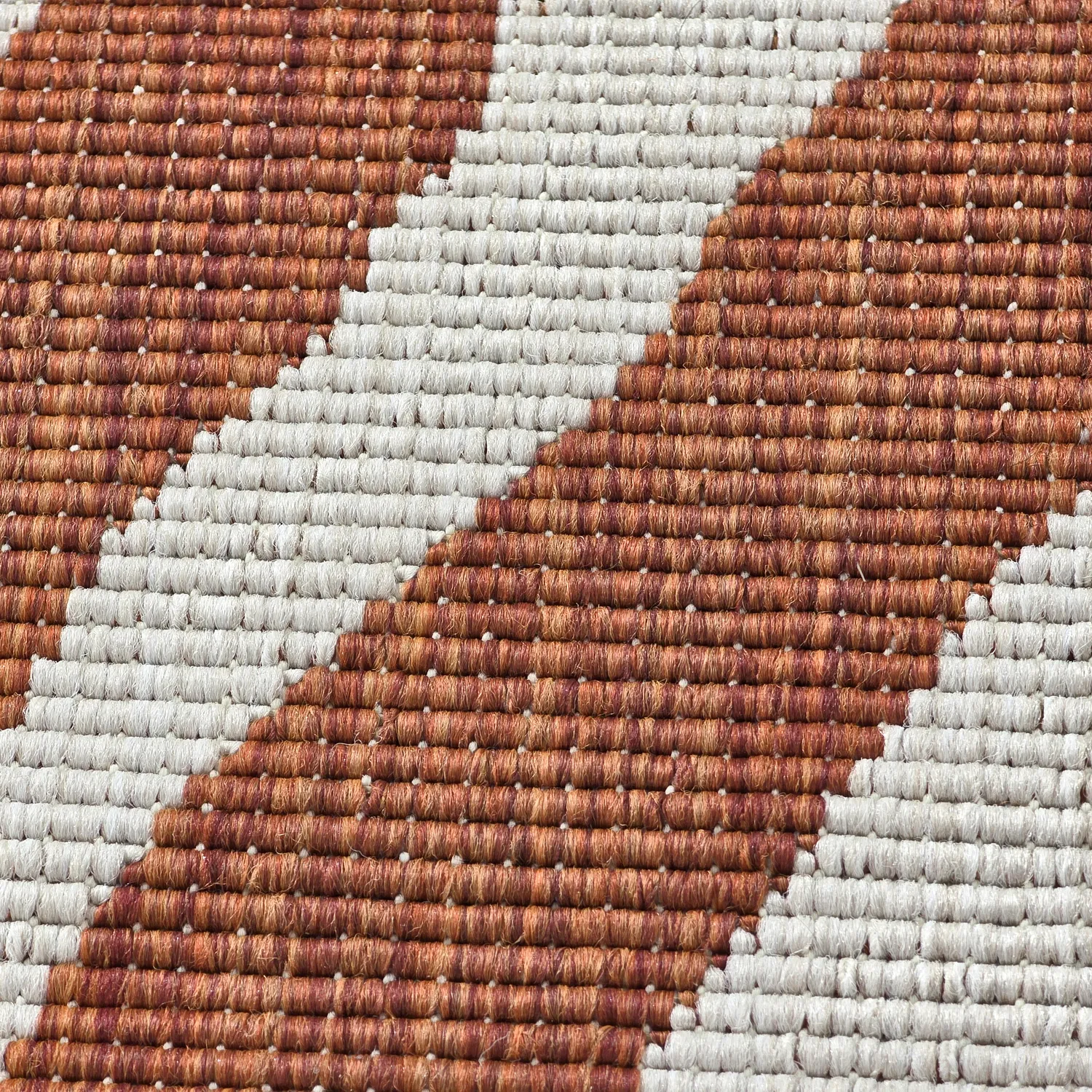 Tapis rond - Intérieur/Extérieur Winona (orange)