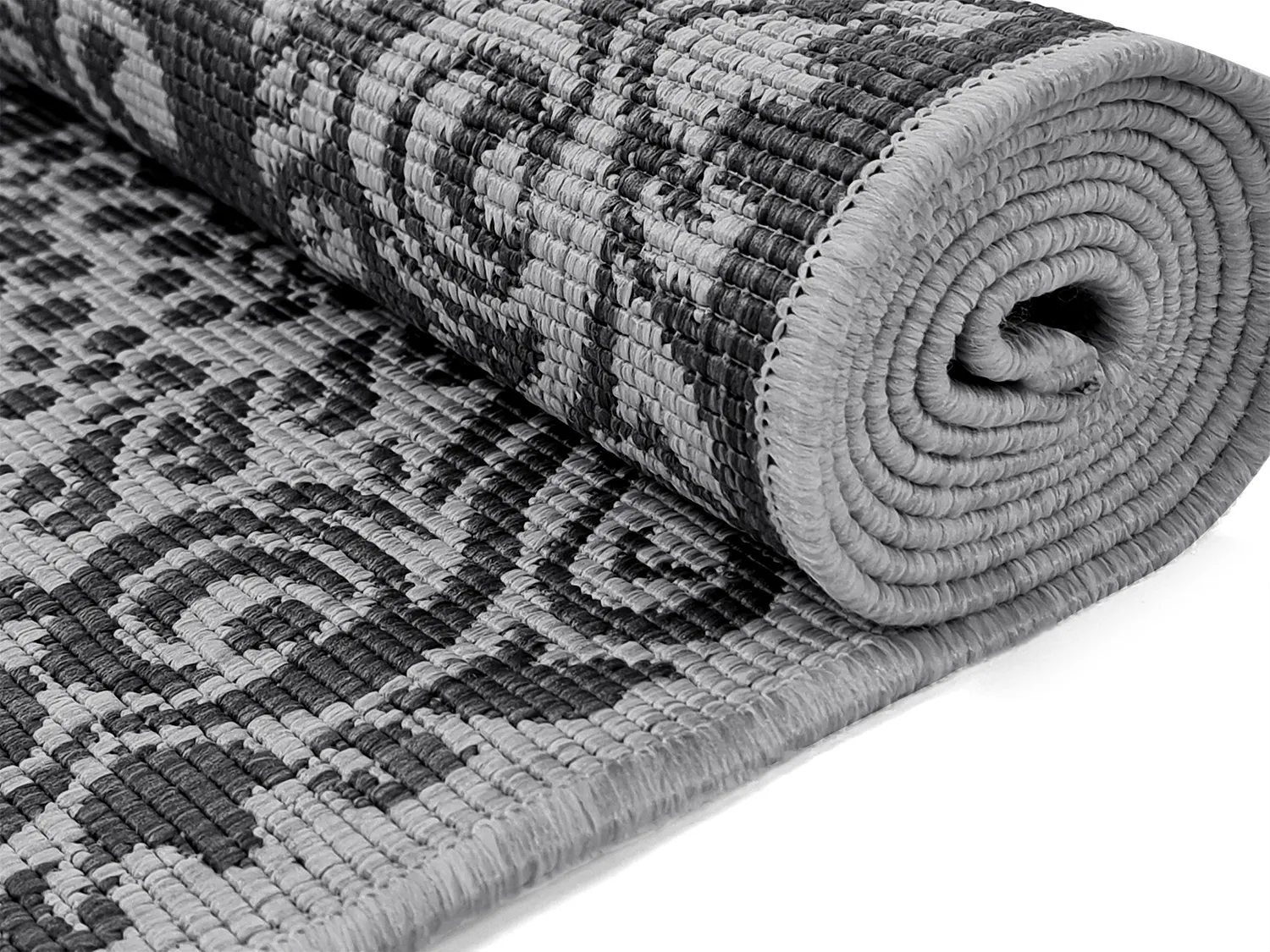 Tapis d’intérieur et d’extérieur - Sylvaine (noir)