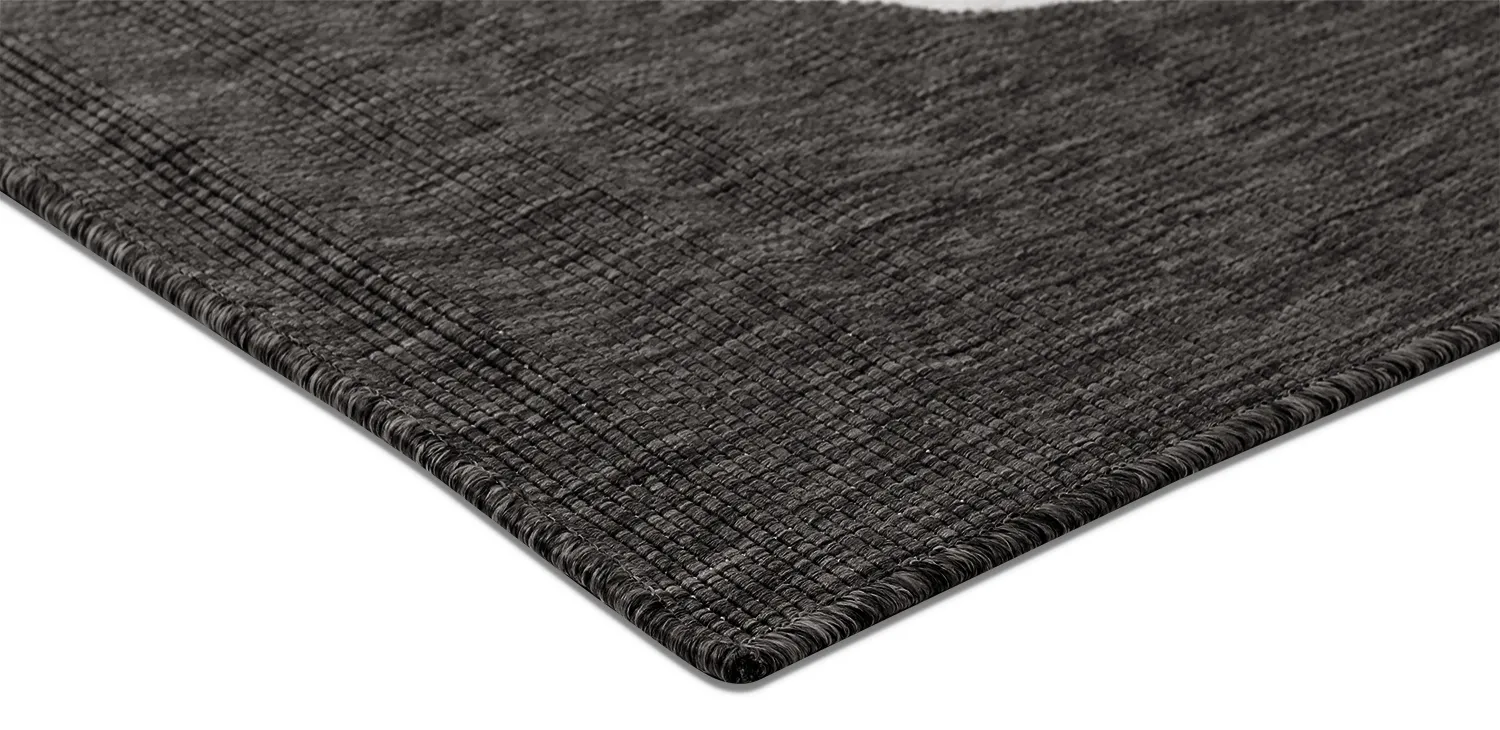 Tapis d’intérieur et d’extérieur - Raylan (noir)