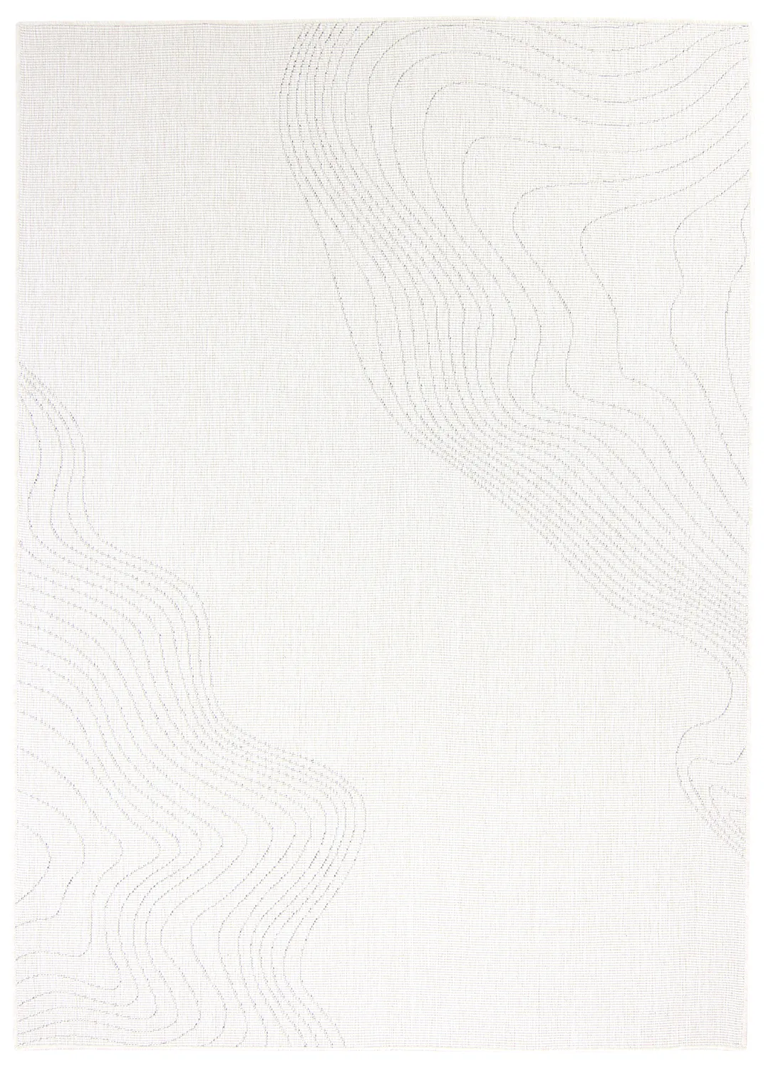 Tapis d’intérieur et d’extérieur - Zelmare (blanc cassé)