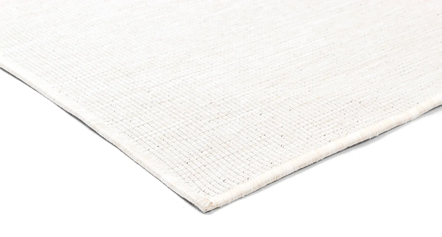 Tapis d’intérieur et d’extérieur - Zelmare (blanc cassé)