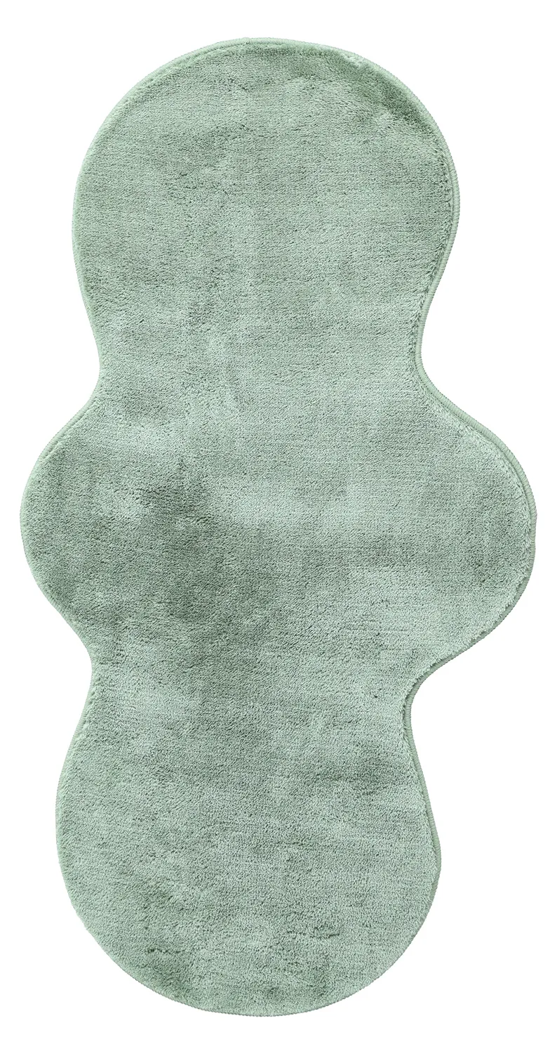 Tapis de Couloir Ondulé - Aranga Super Soft Fur (vert)