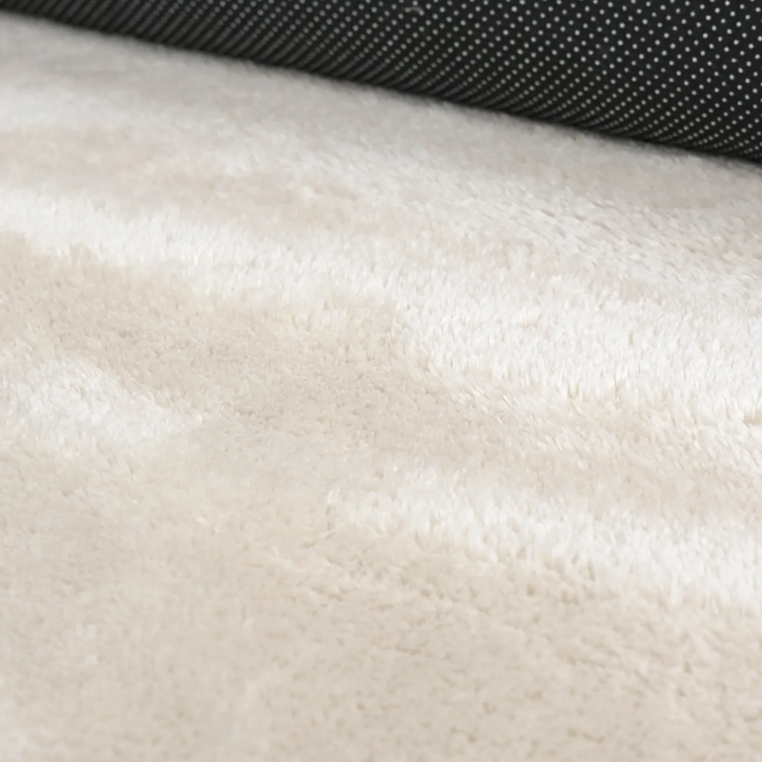 Tapis Rond Ondulé - Aranga Super Soft Fur (beige)