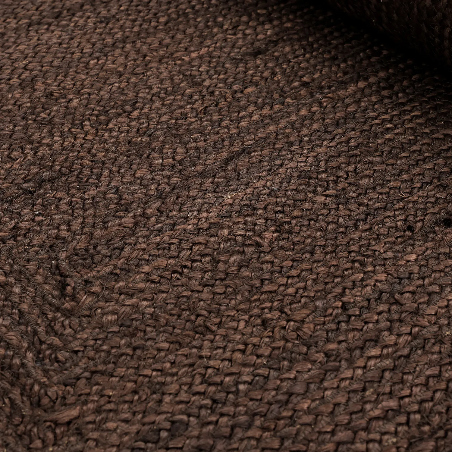 Tapis en jute ondulé - San Francisco (marron)