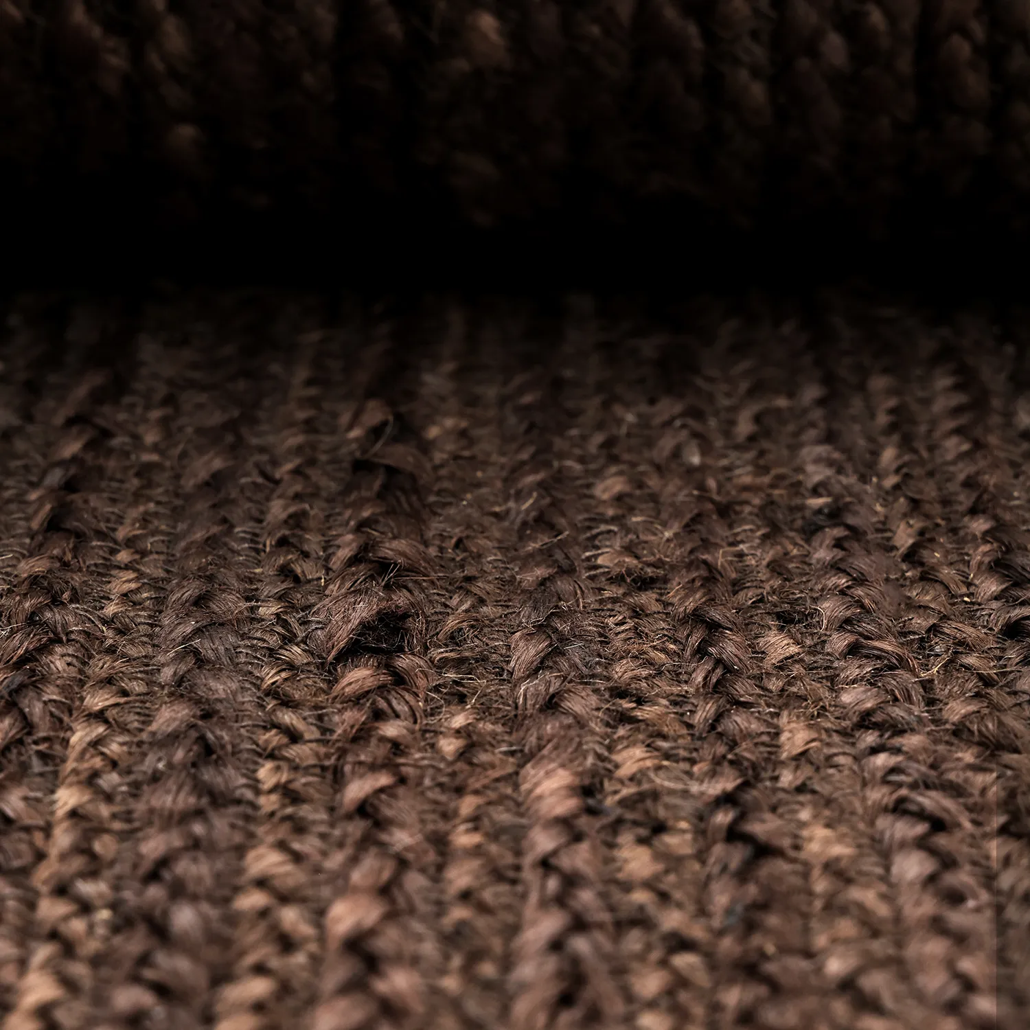 Tapis en jute ondulé - San Francisco (marron)