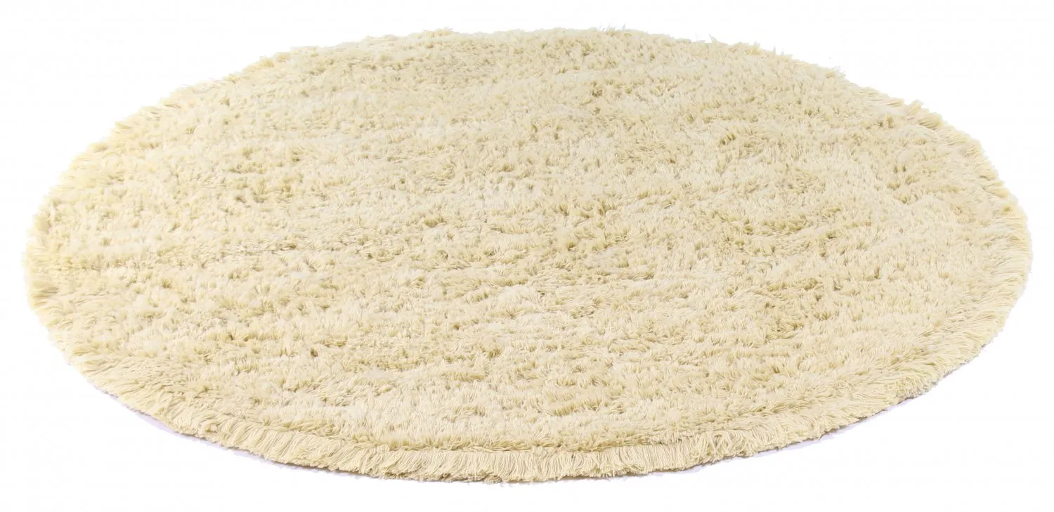 Tapis rond - Vera (blanc cassé)