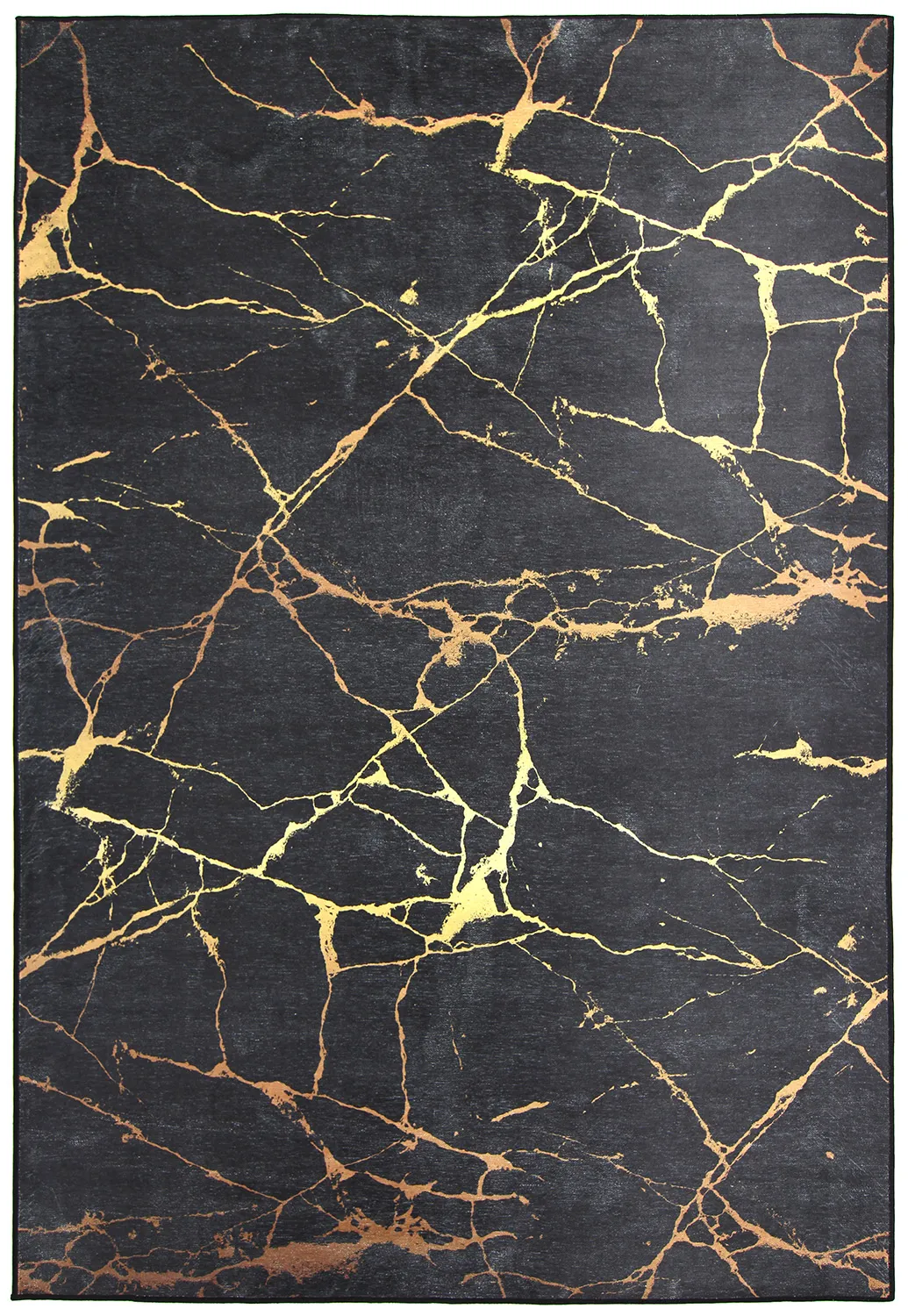 Tapis Wilton - Vieste (anthracite/doré)