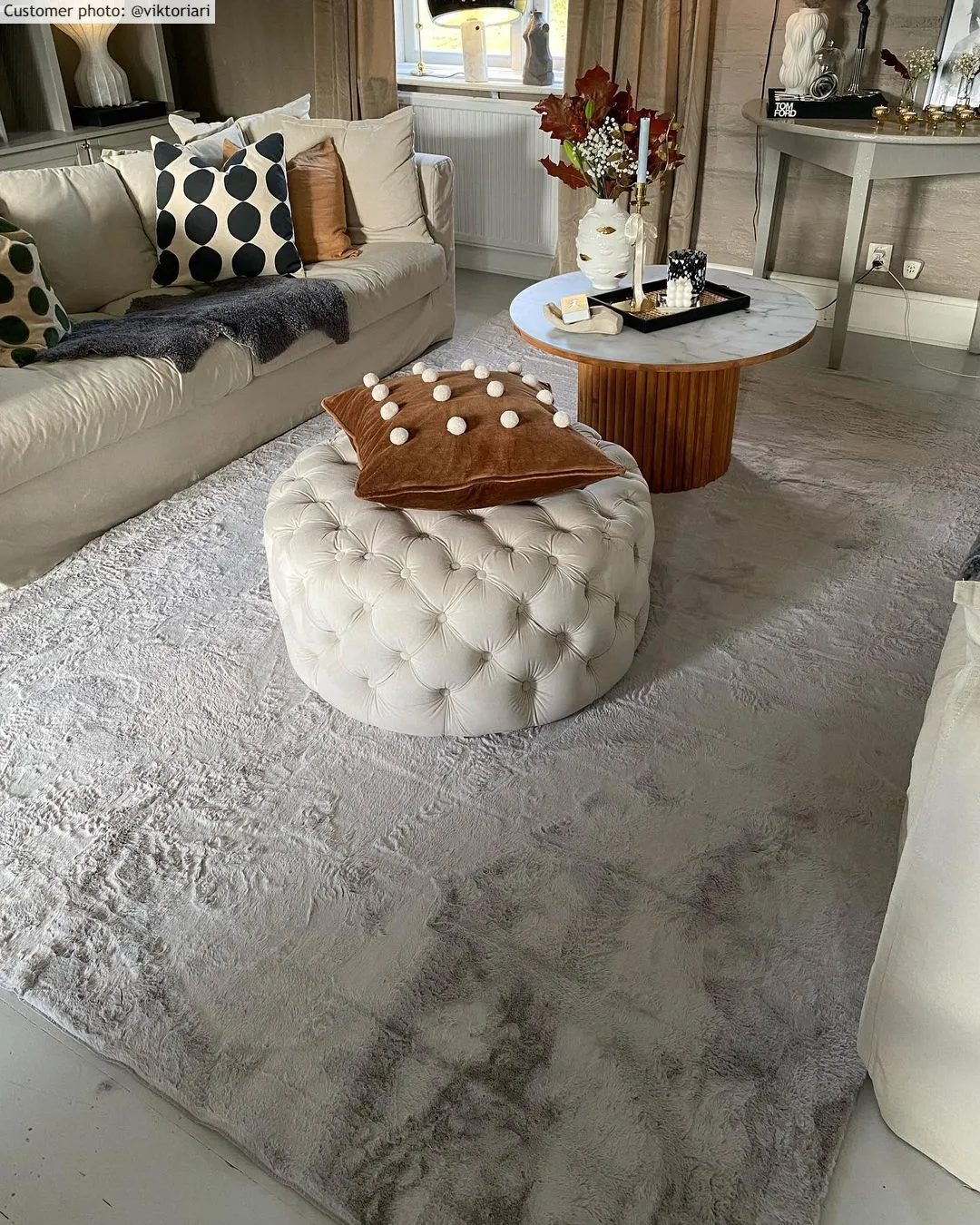 Tapis moelleux - Aranga Super Soft Fur (gris)