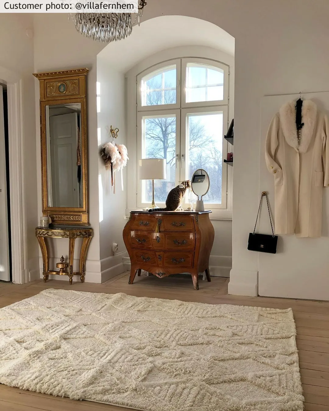 Tapis ronds - Rostock (blanc cassé)