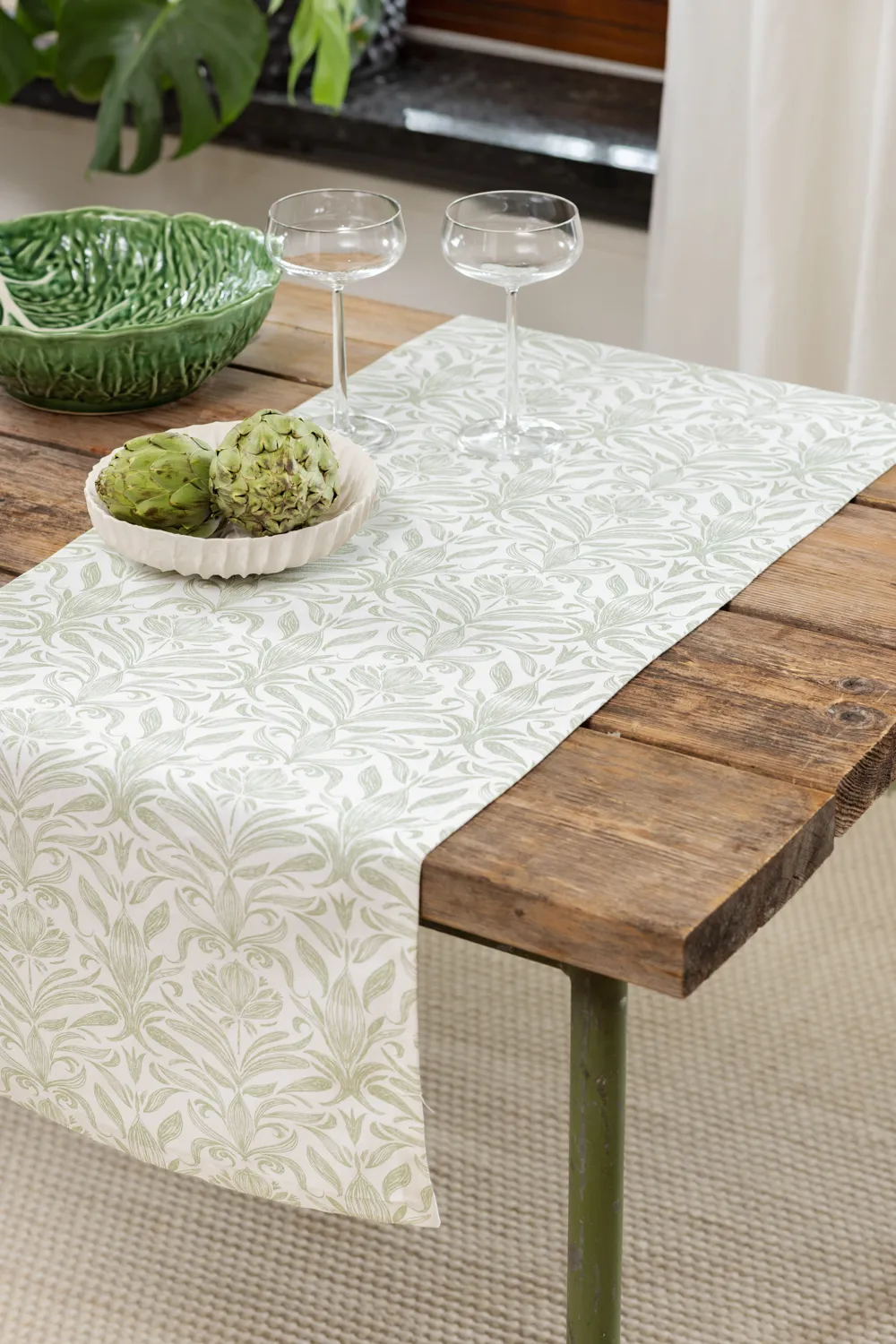Chemins de table - Chemins Viola (vert)