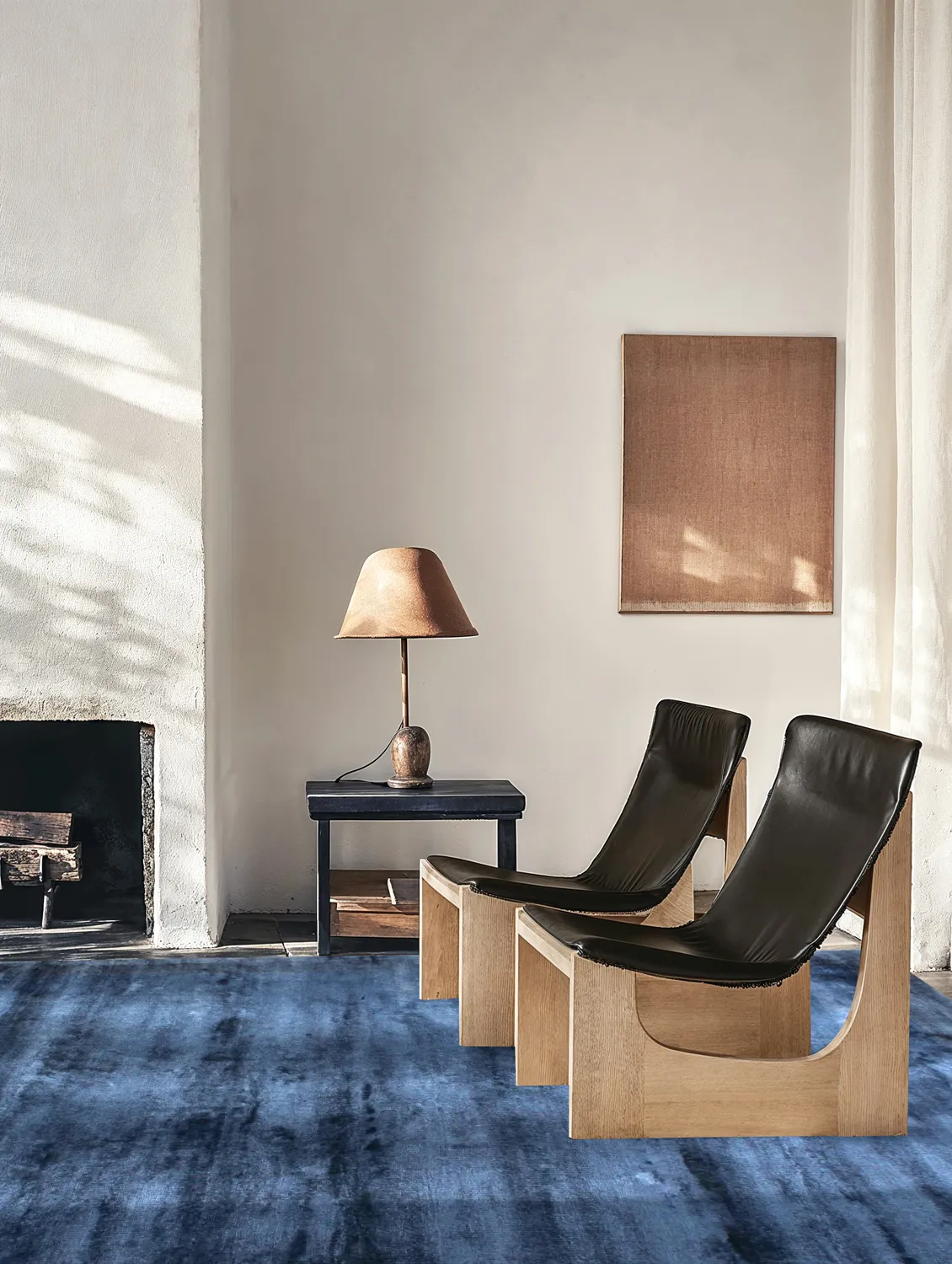 Tapis en viscose - Jodhpur Special Luxury Edition (bleu)