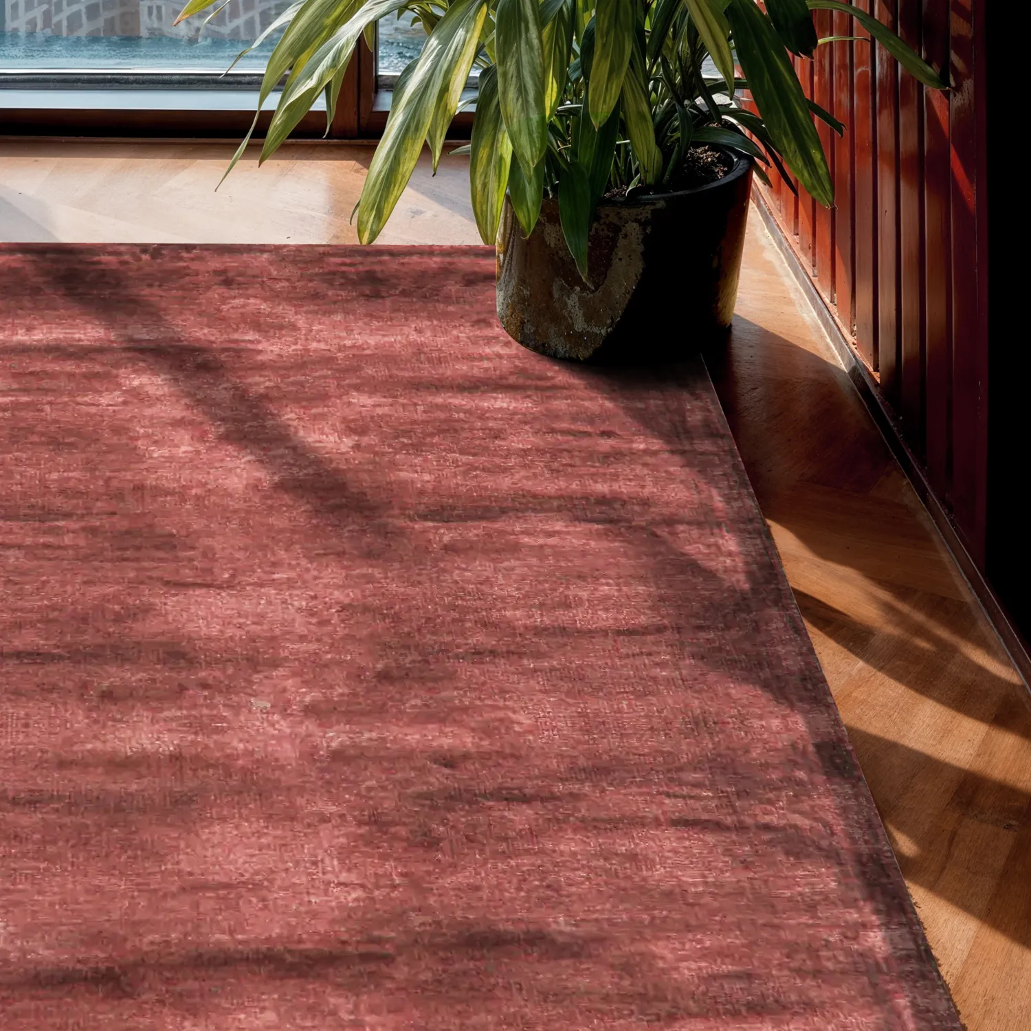 Tapis en viscose - Jodhpur Special Luxury Edition (rouge bordeaux)